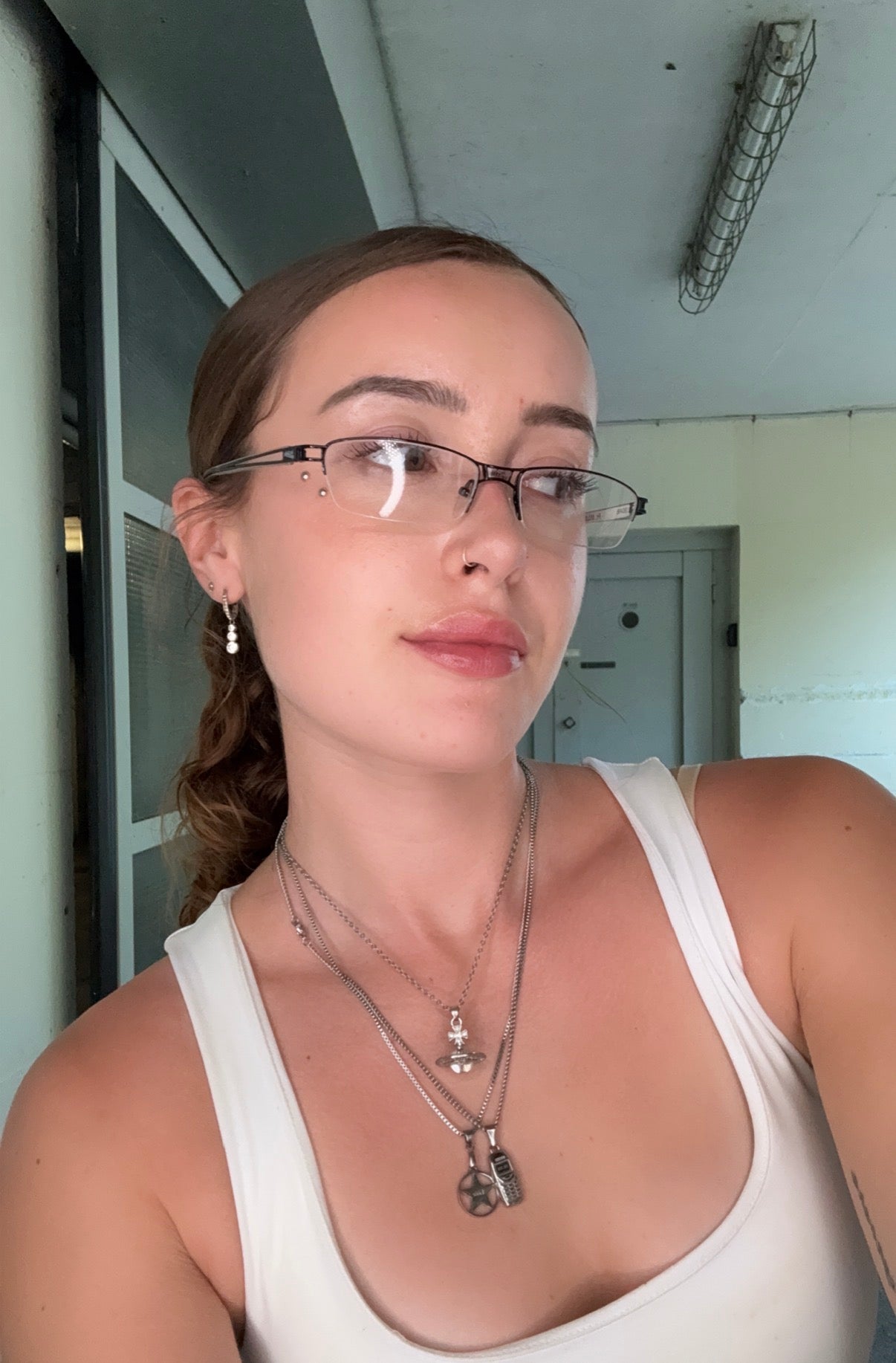JEAN PAUL GAULTIER VINTAGE TITANIUM HALF-RIM OPTICAL FRAMES