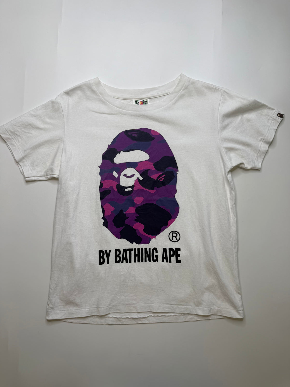 BAPE BY BATHING APE TEE – PURPLE CAMO (S)