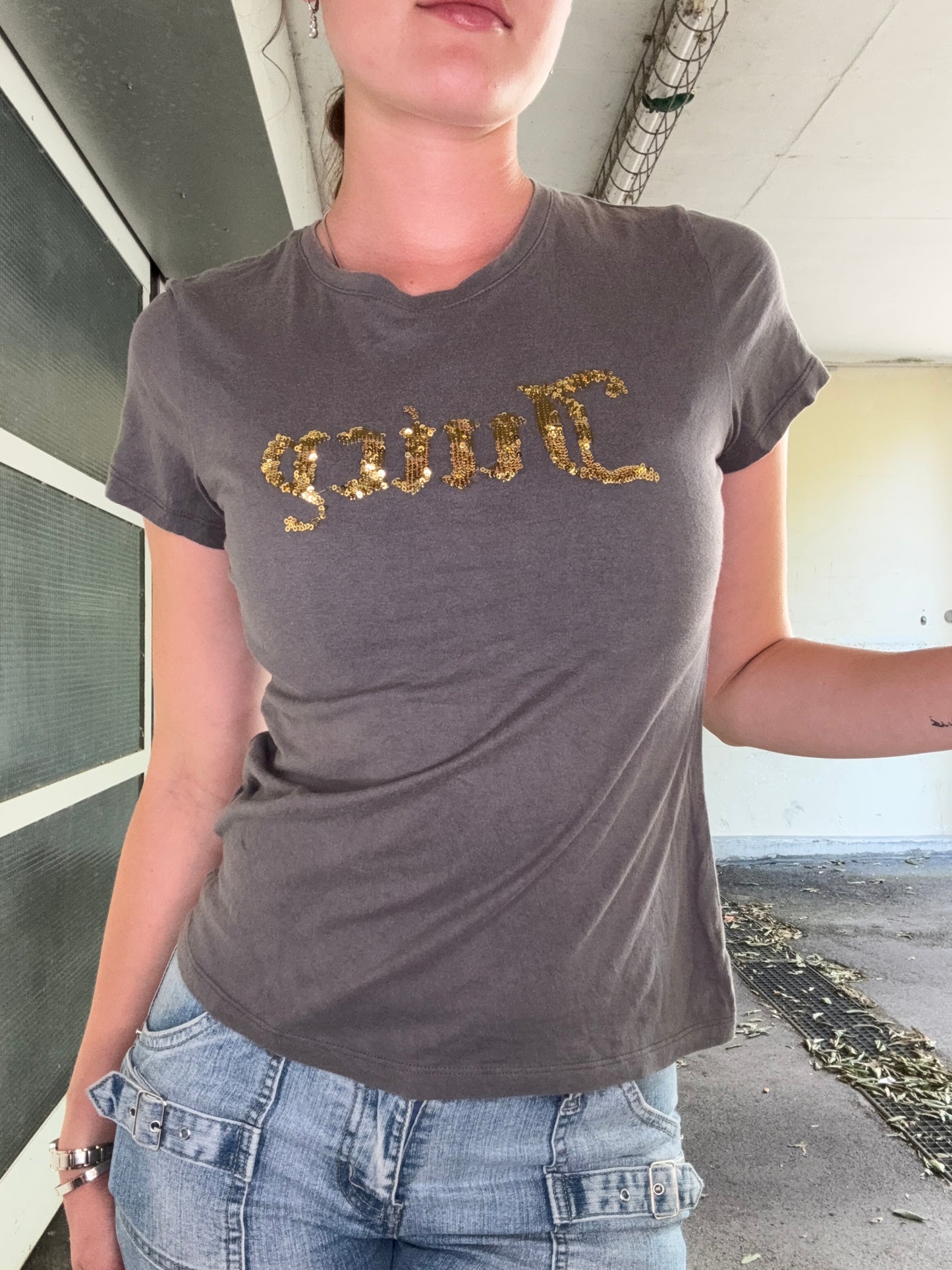 VINTAGE JUICY COUTURE SHIRT (M)