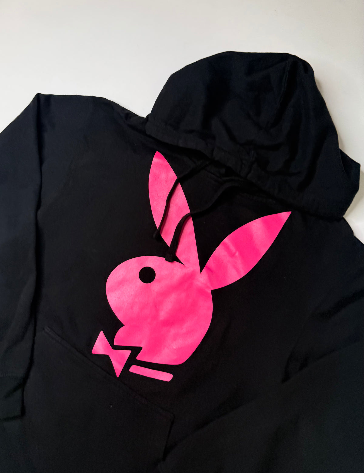 ANTI SOCIAL SOCIAL CLUB x PLAYBOY BUNNY LOGO HOODIE OVERSIZED BLACK (S)
