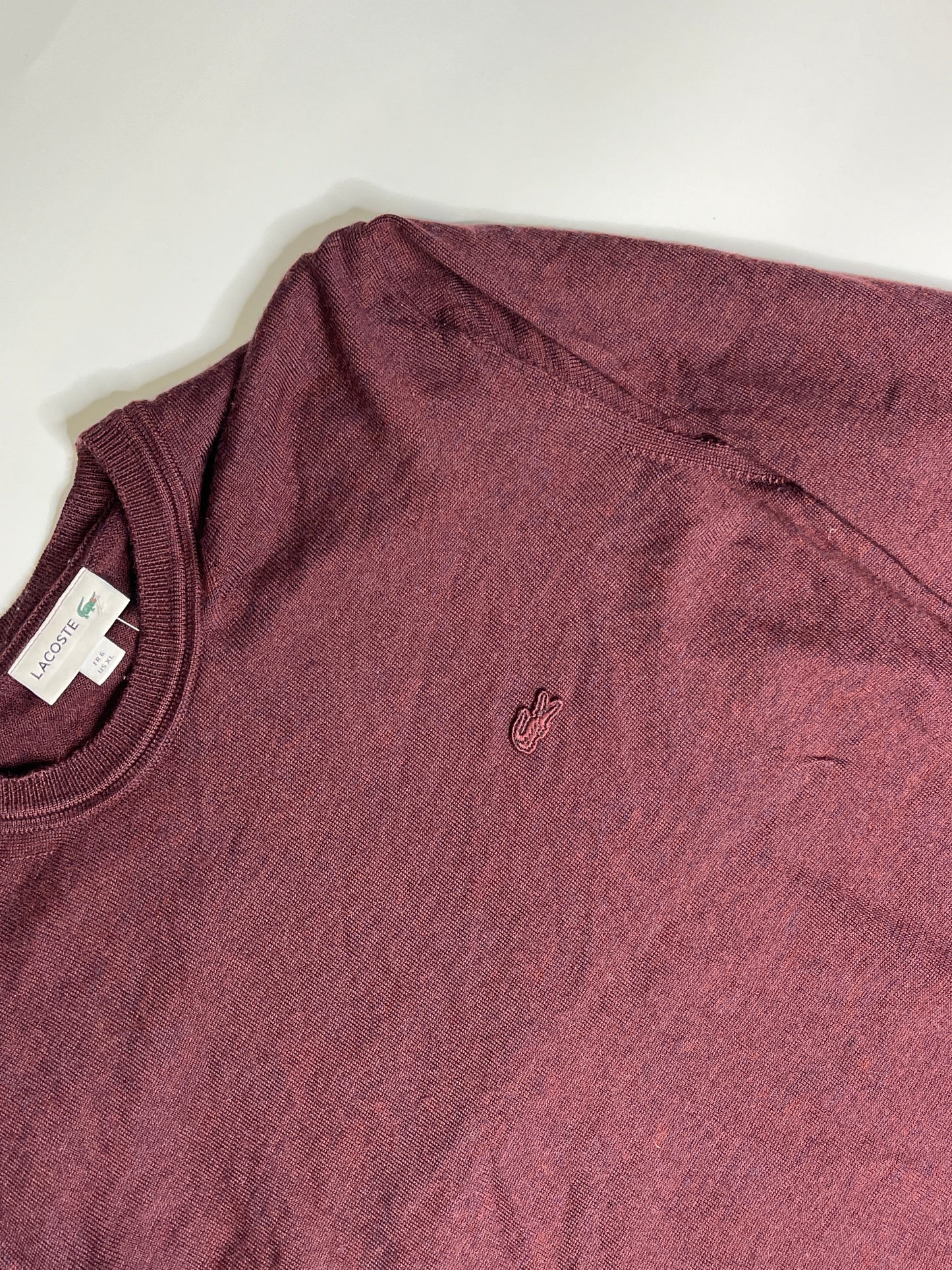 LACOSTE KNIT SWEATER (XL)