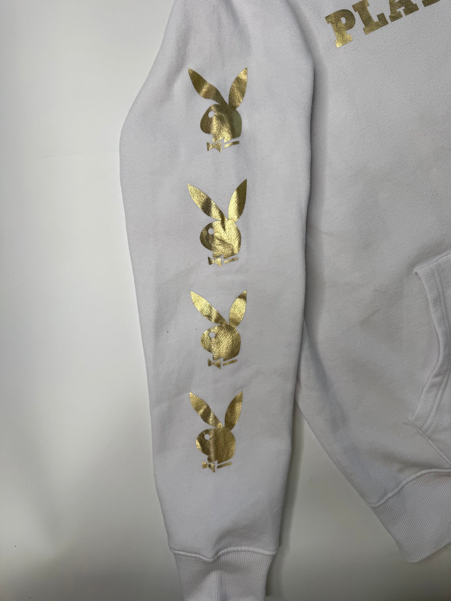 PLAYBOY VINTAGE GOLD FOIL LOGO HOODIE