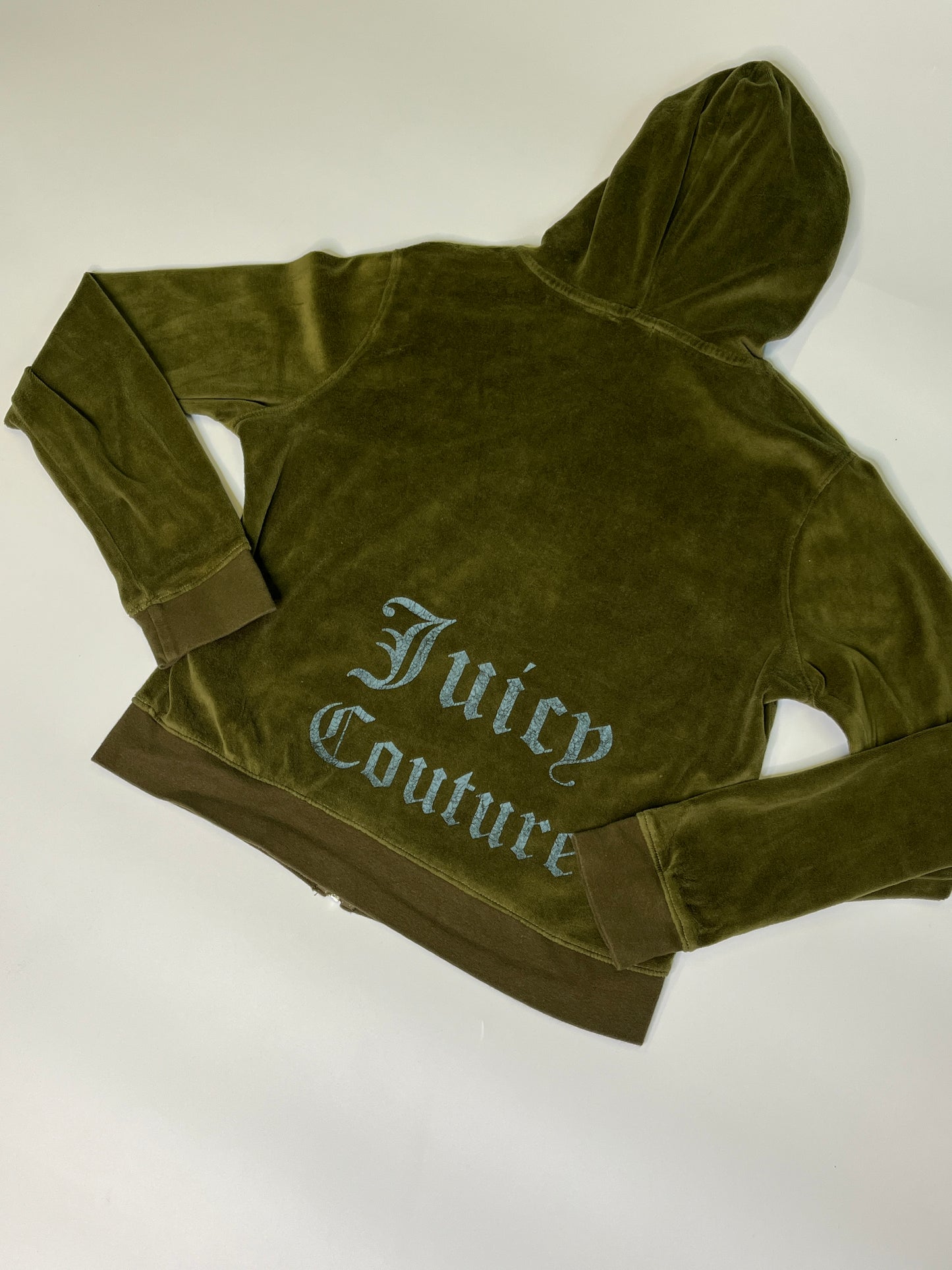 JUICY COUTURE ZIPPER GREEN 2000s (M)