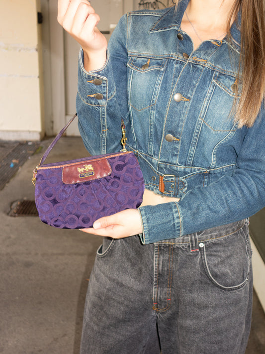 COACH MONOGRAM PURSE/WRISTLET