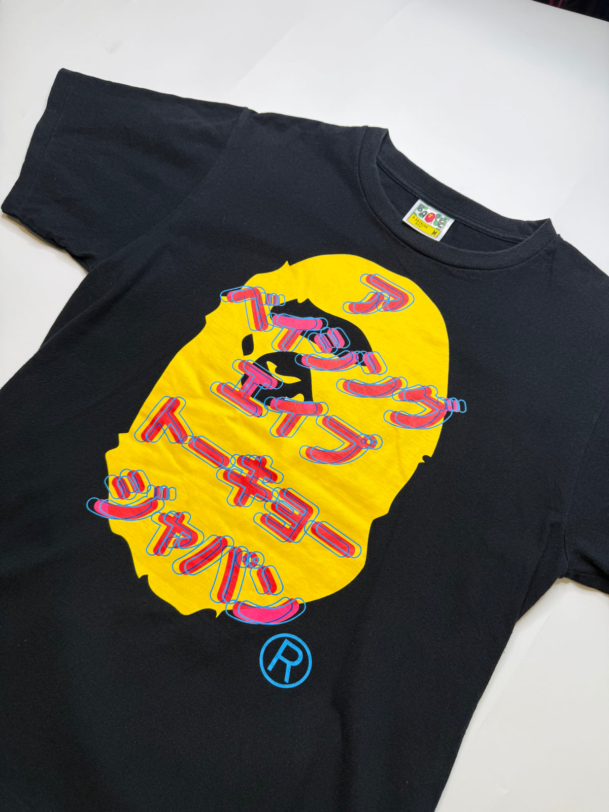 BAPE TOKYO JAPAN KATAKANA TEE – BLACK (M)