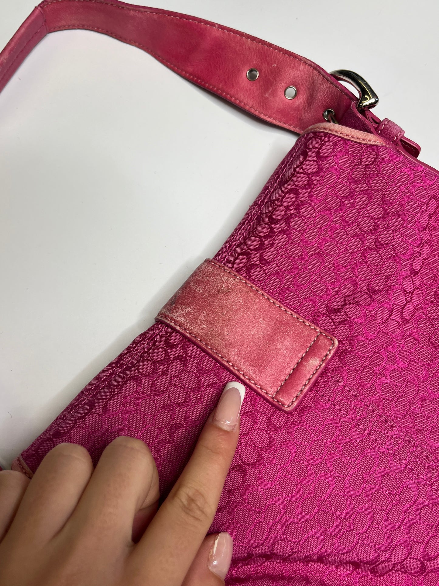 COACH MINI MONOGRAM PURSE PINK