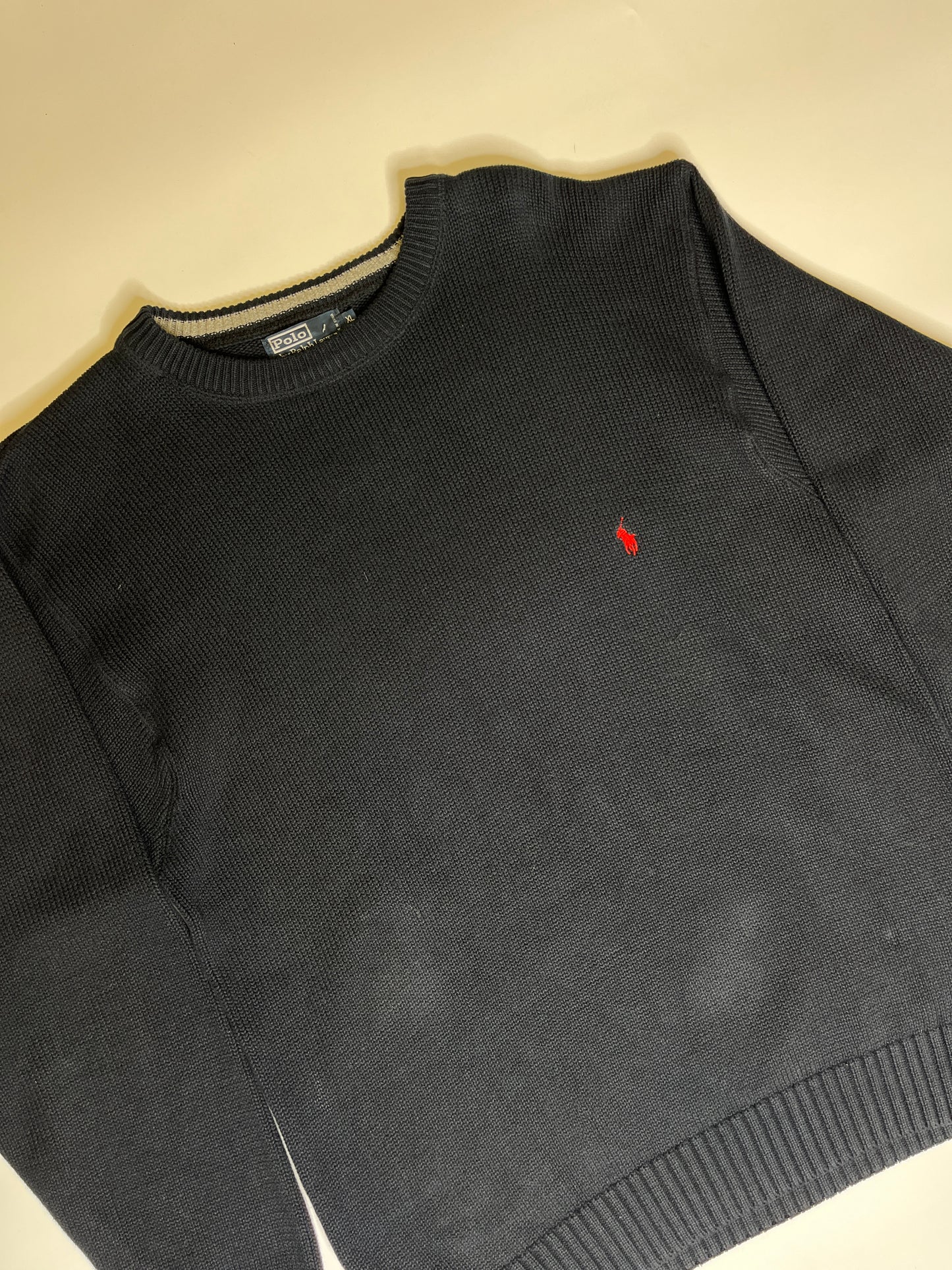 POLO RALPH LAUREN KNIT SWEATER (XL)