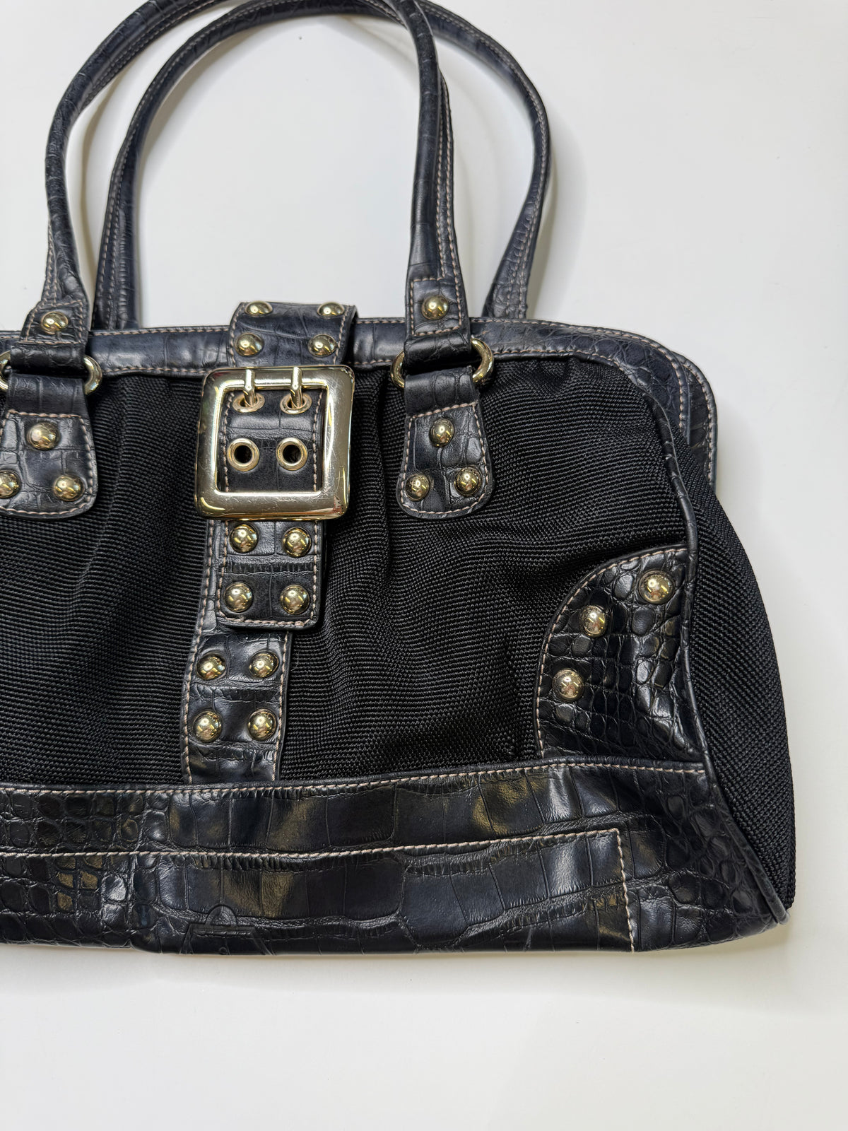 KATHY VAN ZEELAND NYLON BAG (BLACK)
