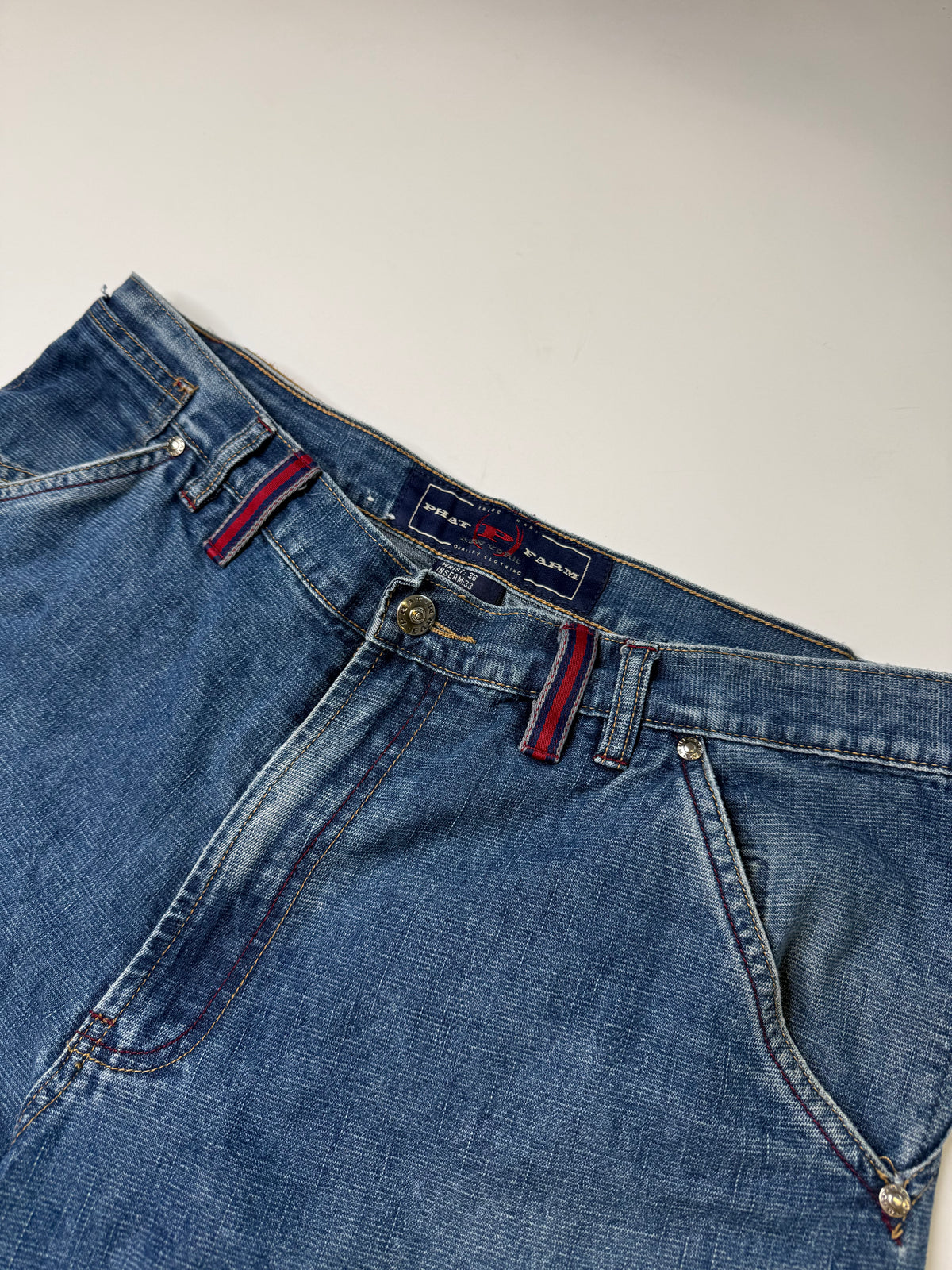 PHAT FARM LOGO JEANS (BLUE)