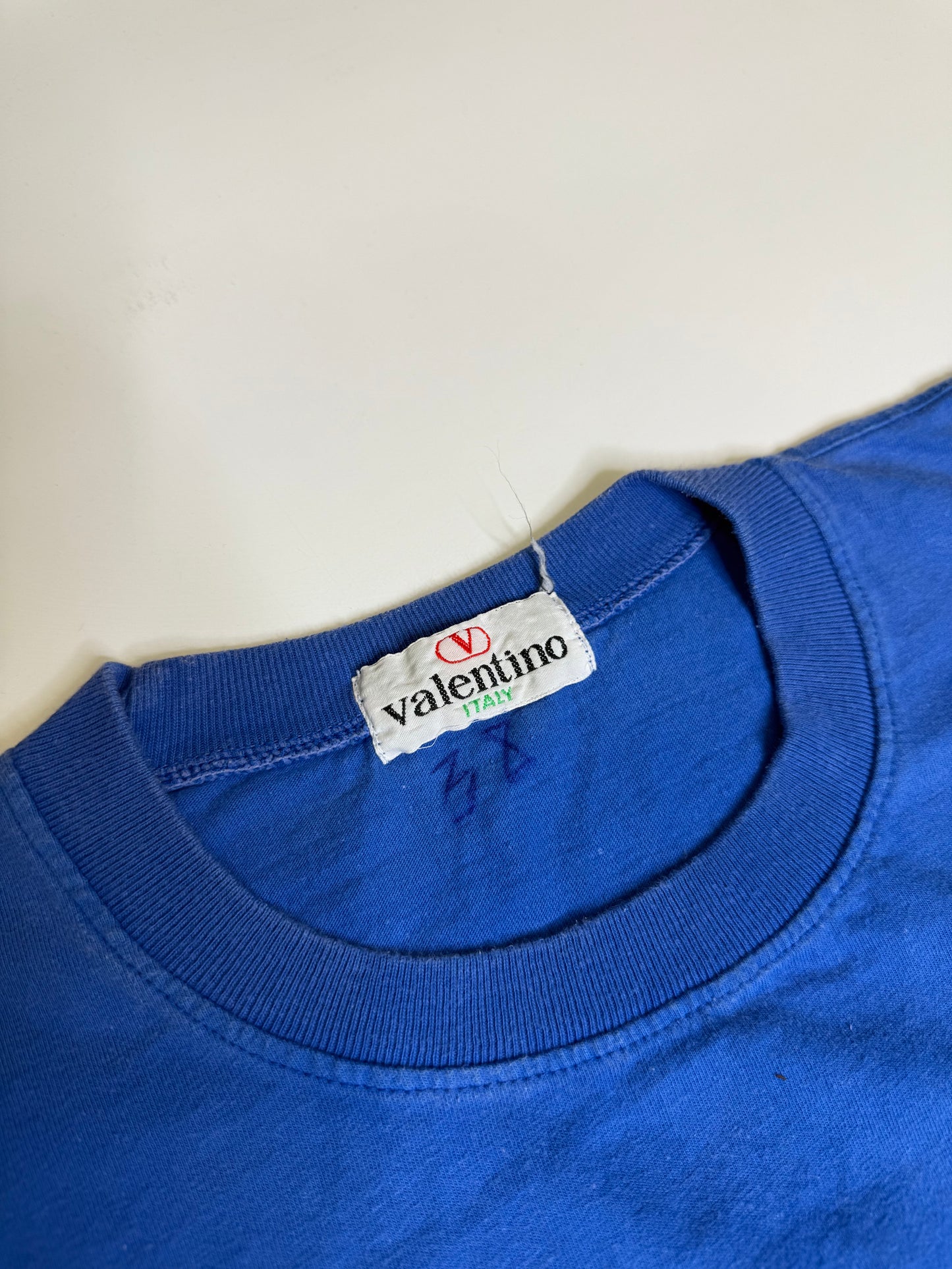 BLUE BOXIE VINTAGE VALENTINO SHIRT (M/L)