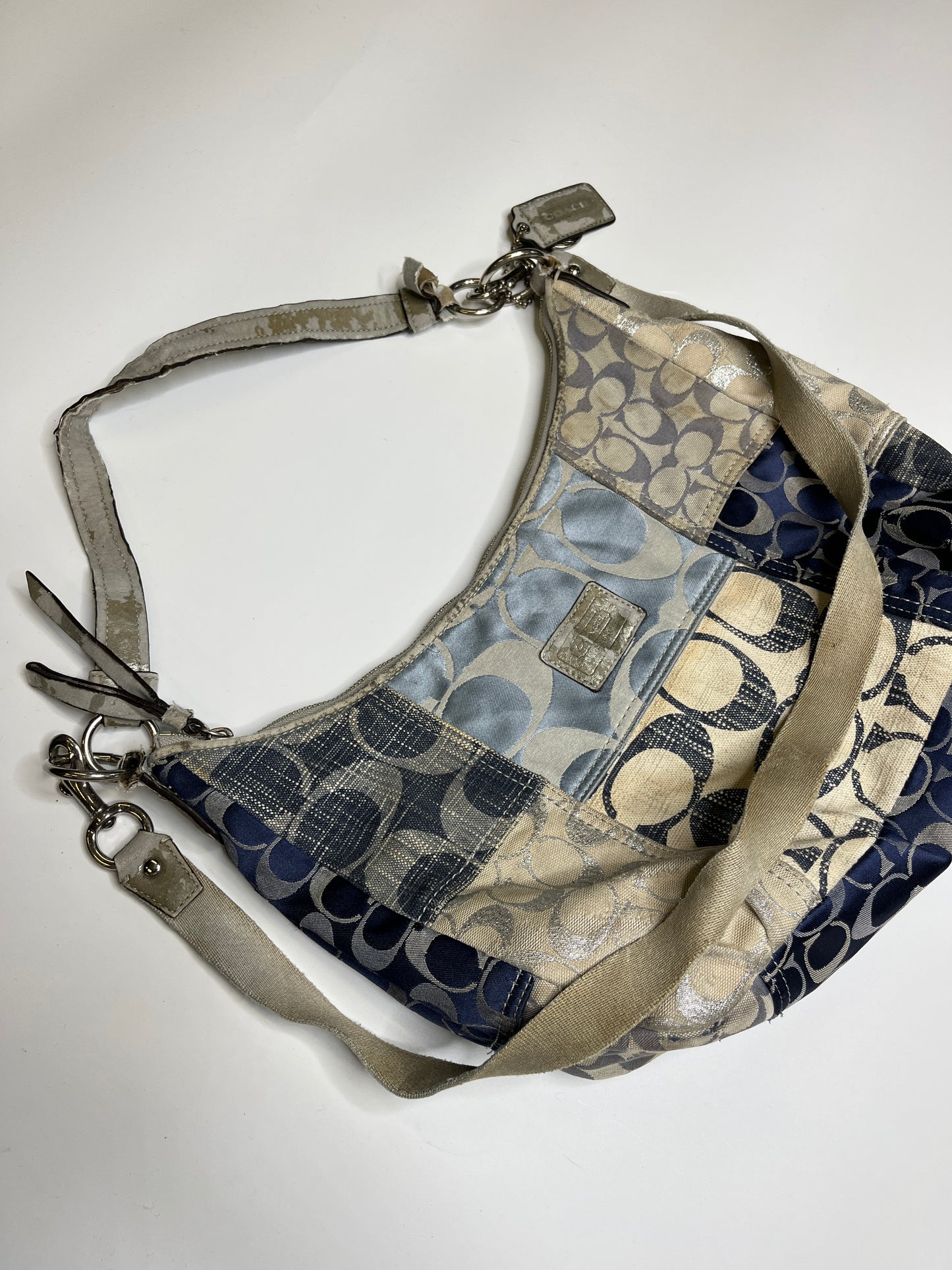 COACH MONOGRAM PURSE JEANS PATCHWORK