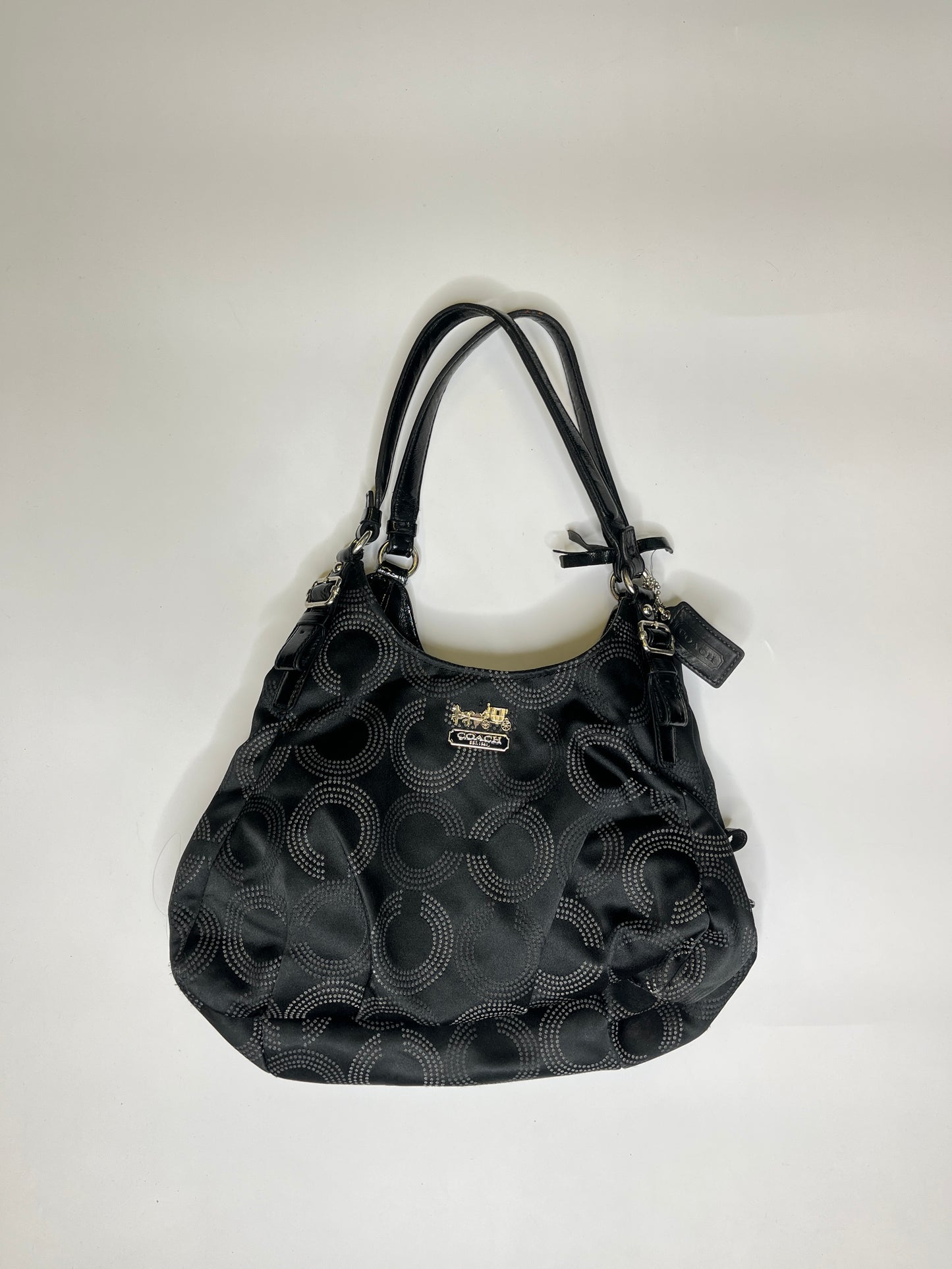 BLACK COACH MONOGRAM PURSE