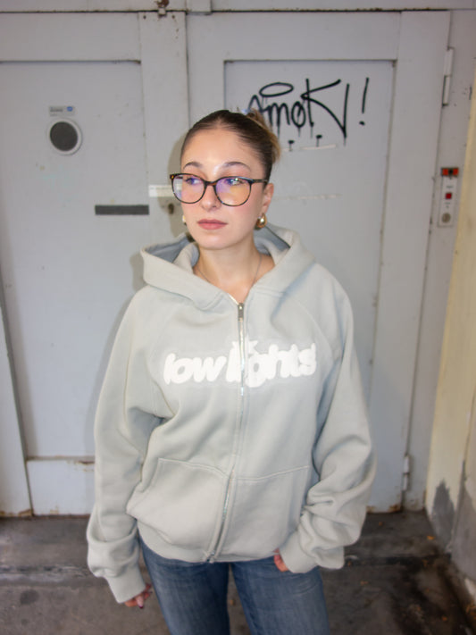 LOW LIGHTS ZIP UP HOODIE (M)