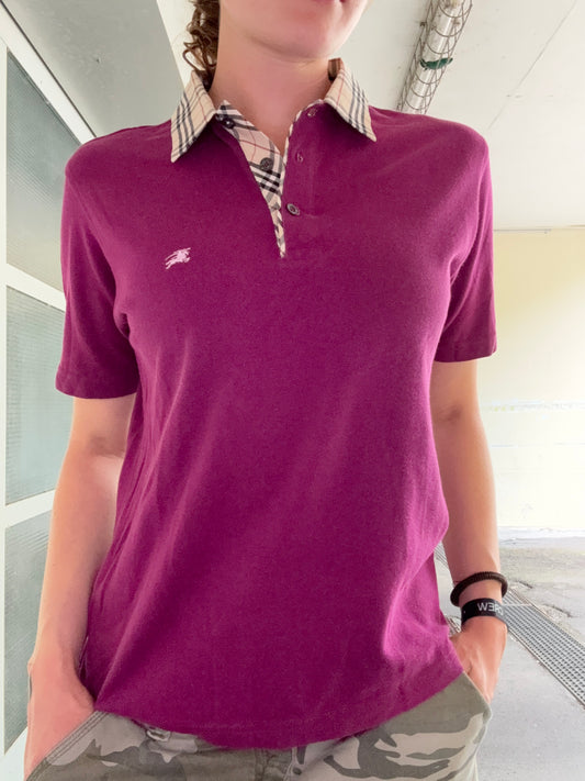 VINTAGE BURBERRY POLOSHIRT (L)