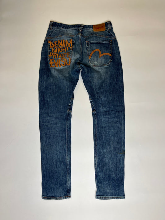 EVISU JEANS SLIM FIT (~S-M)
