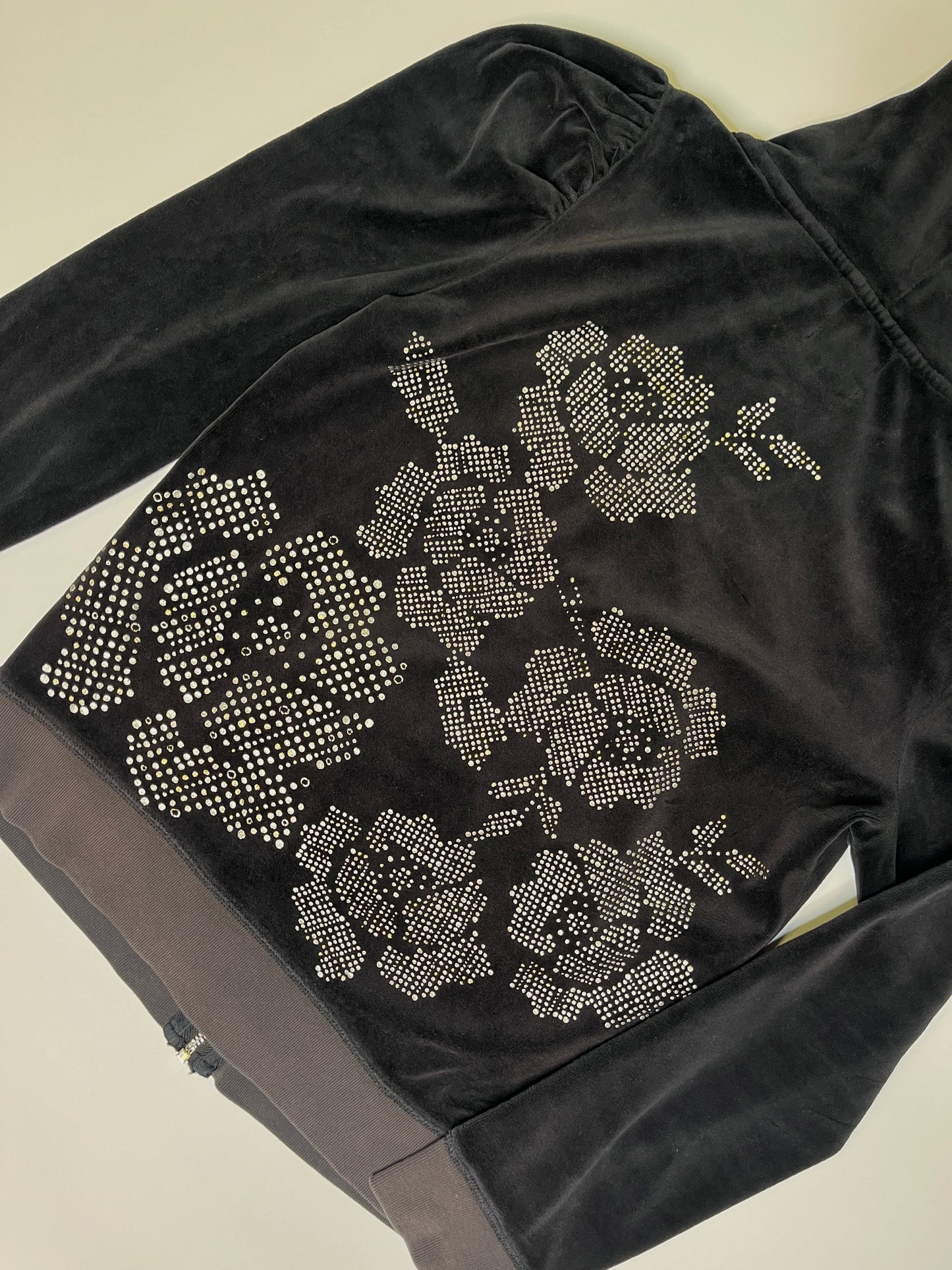 JUICY COUTURE ZIPPER RUSHED SHOULDERS 2000s (M)