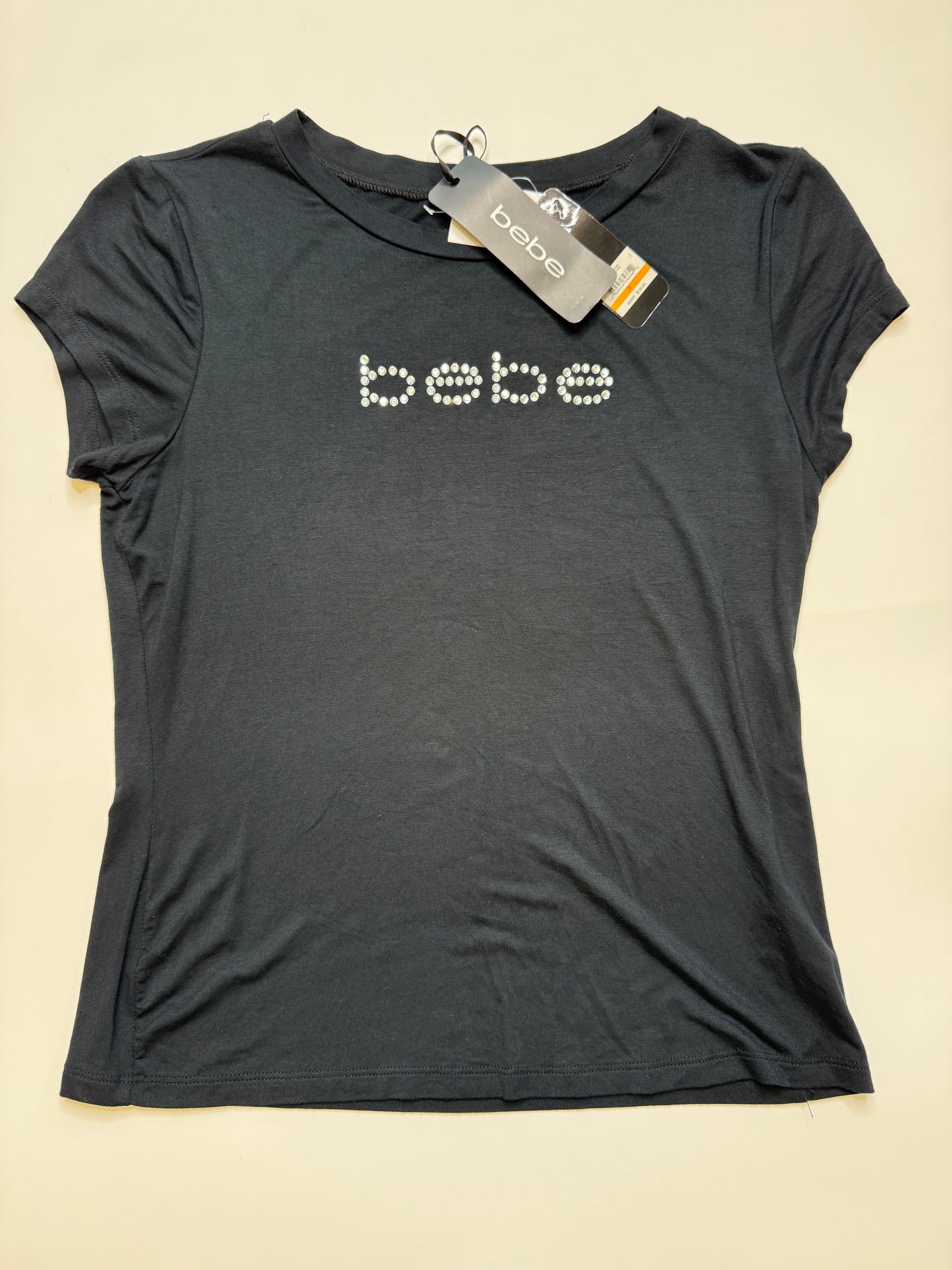 VINTAGE BEBE SHIRT IN BLACK WITH TAG! (S)