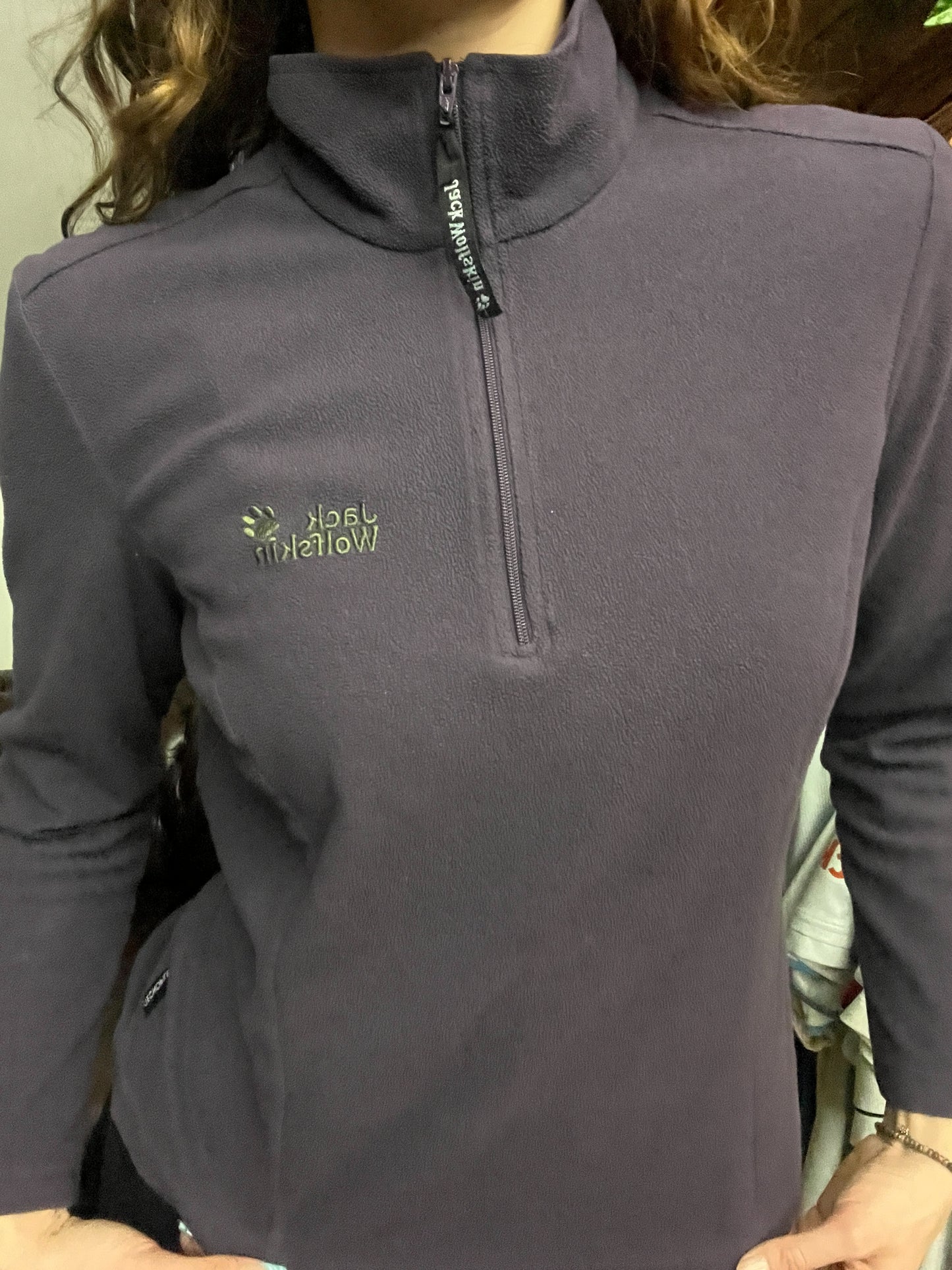 JACK WOLFSKIN FLEECE PURPLE (S)