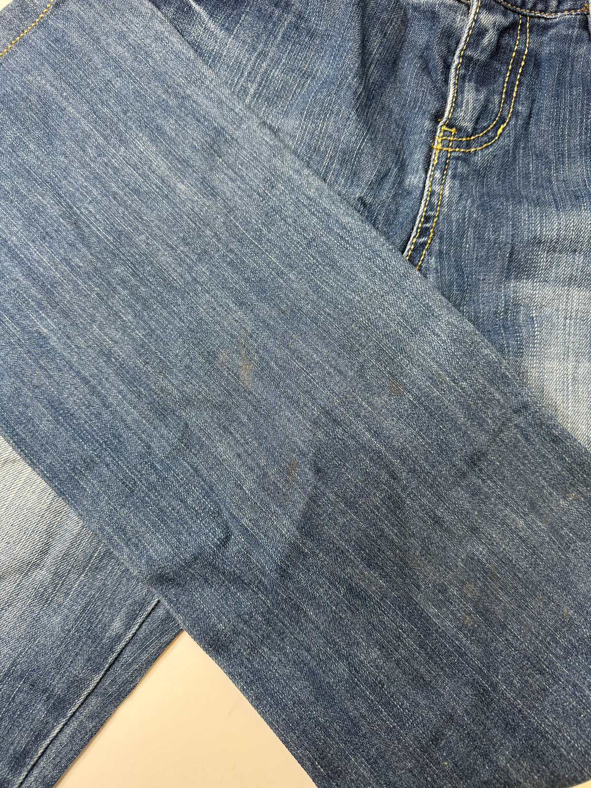 BETTY BOOP RHINESTONE JEANS – DARK WASH (~M)