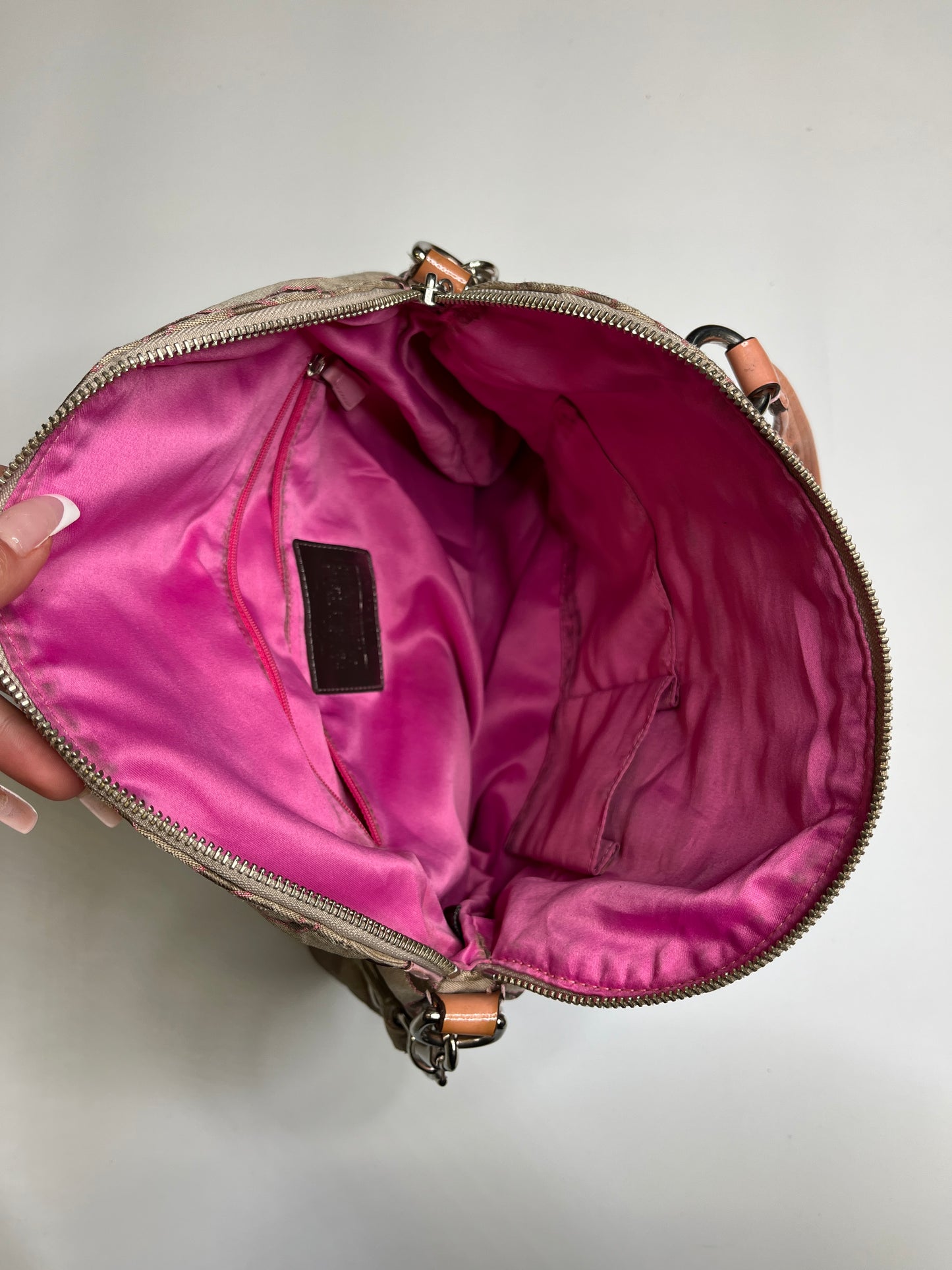COACH MONOGRAM PURSE PINK