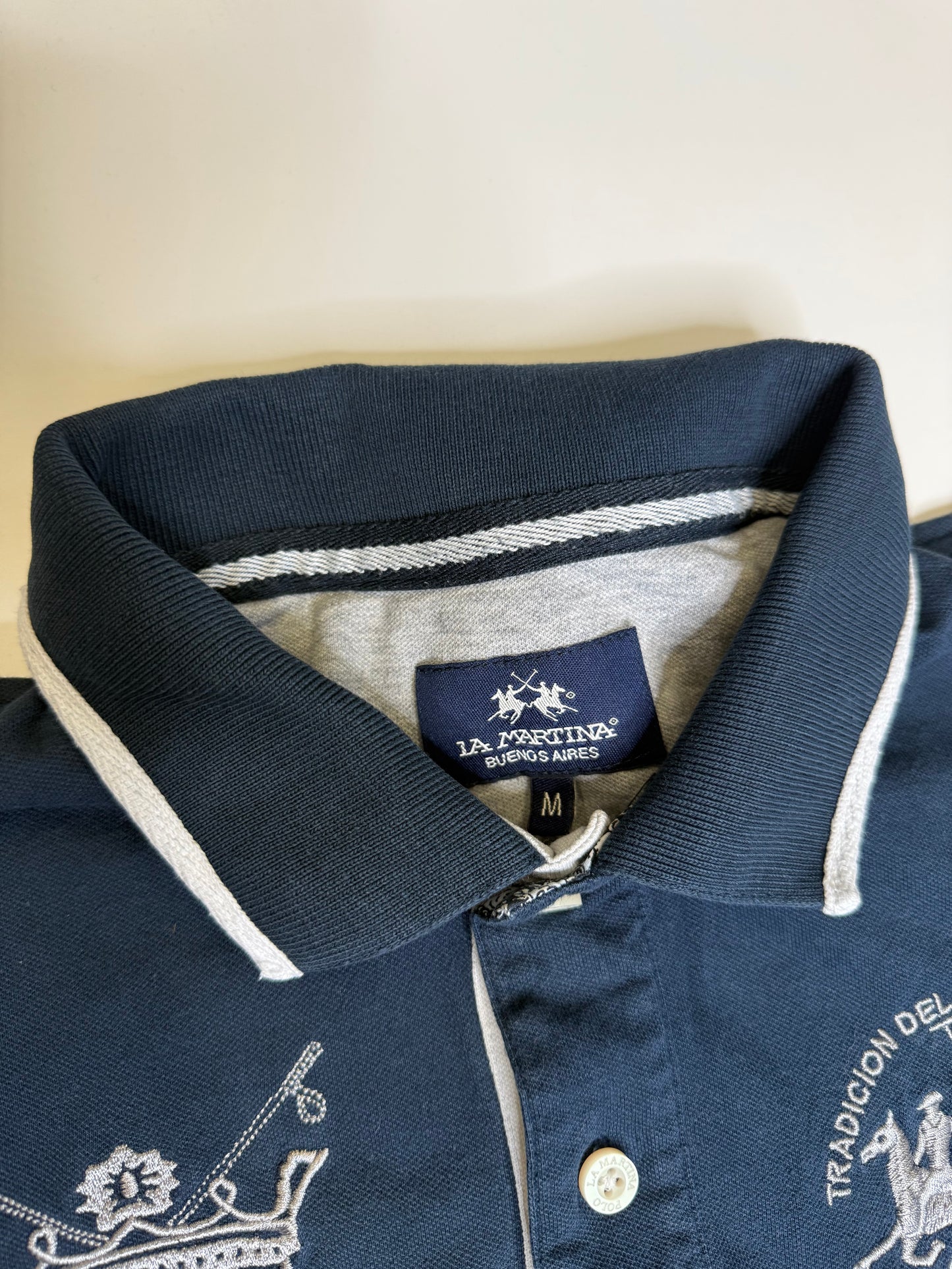 VINTAGE LA MARTINA (OXFORD) POLO (M)
