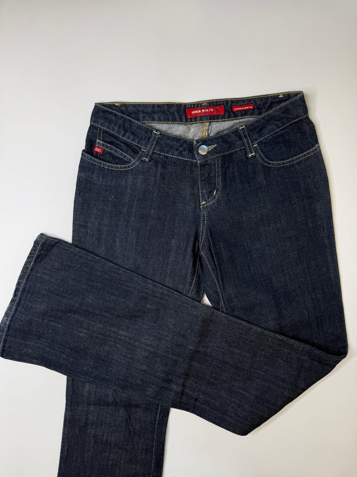 MISS SIXTY EXTRA LOW TY JEANS – DARK WASH (26, ~S)
