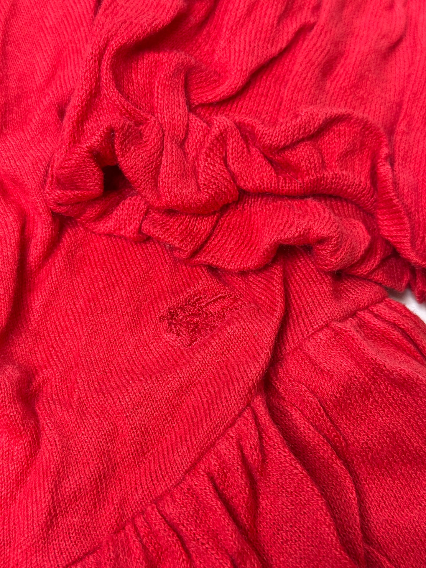BURBERRY VINTAGE NOVA CHECK LINED CROPPED CARDIGAN (38/M)