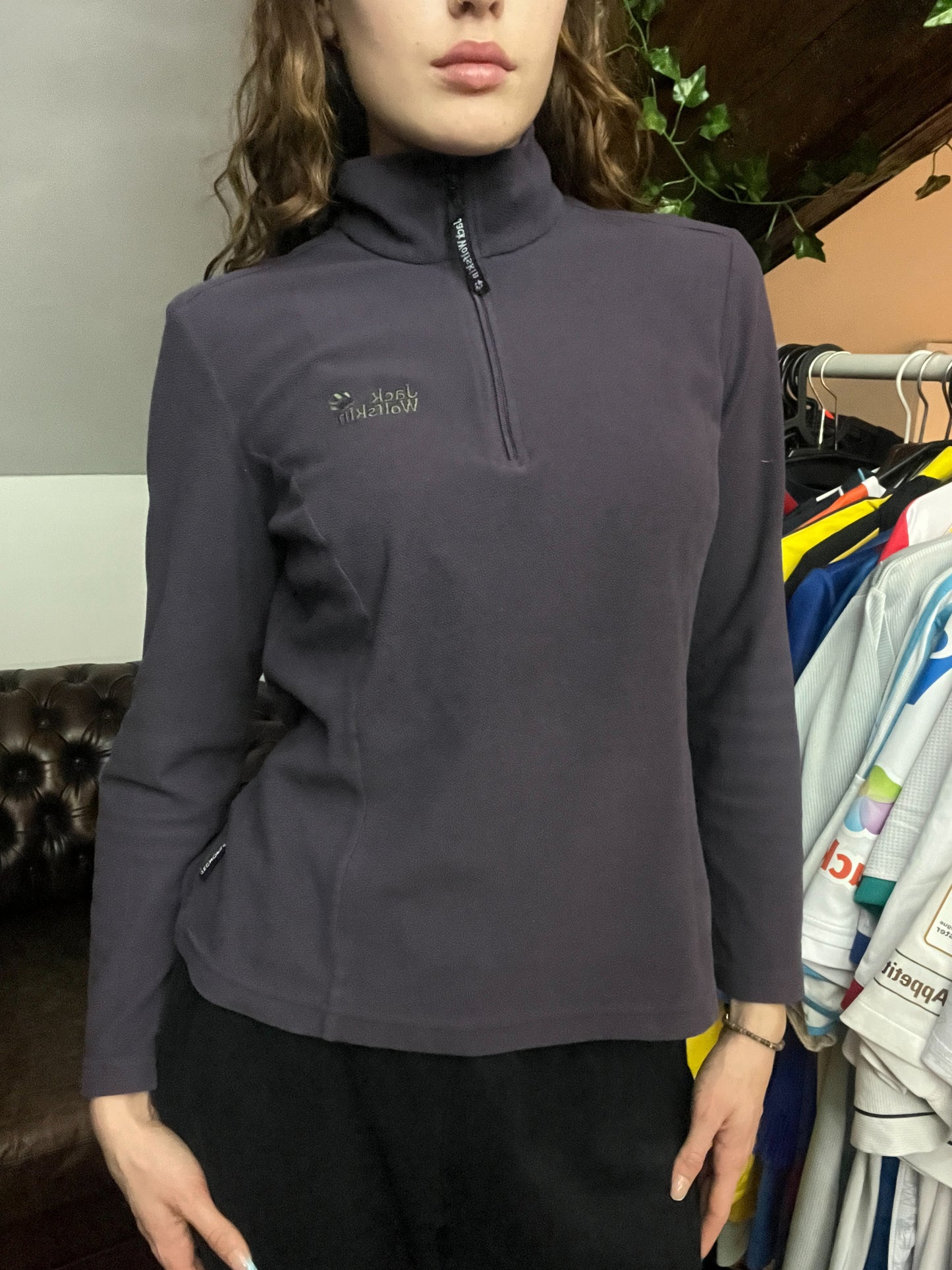 JACK WOLFSKIN FLEECE PURPLE (S)