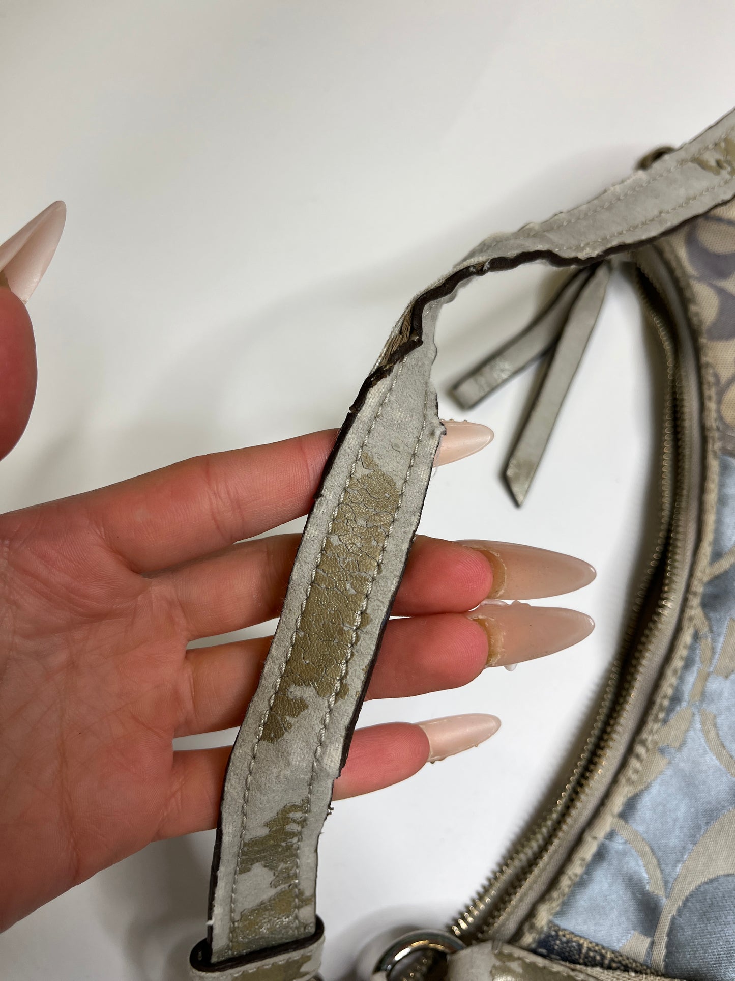 COACH MONOGRAM PURSE JEANS PATCHWORK