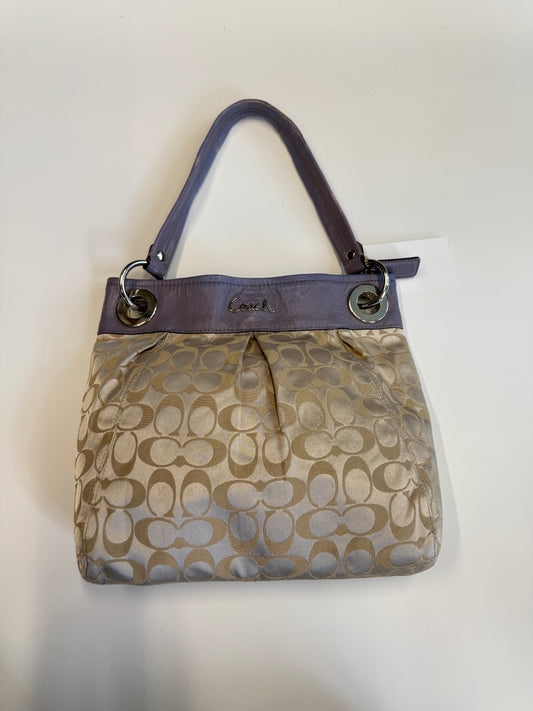 COACH MONOGRAM PURSE PURPLE