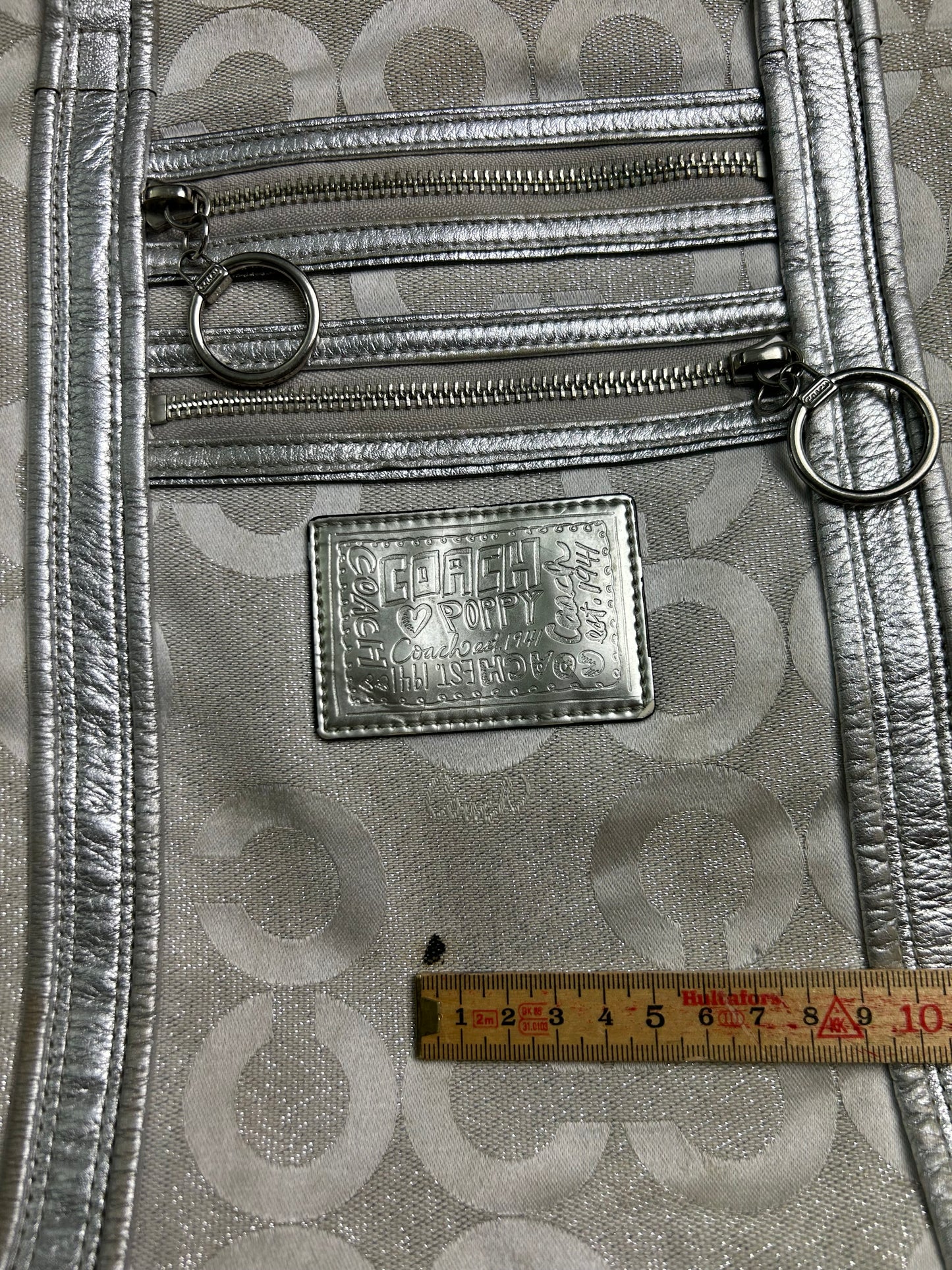 COACH BAG SILVER