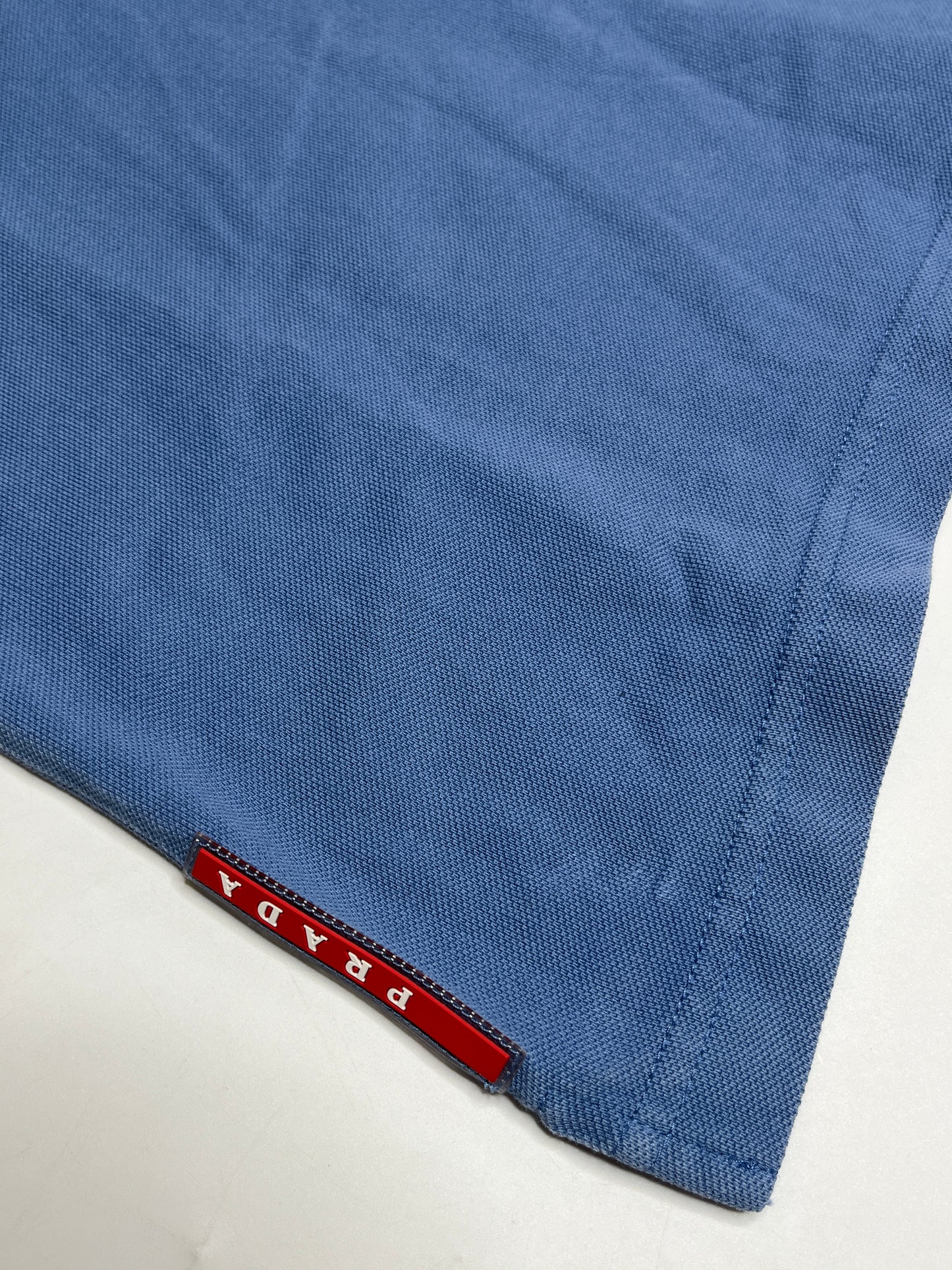 PRADA SHIRT BLUE/BORDEAUX (~L-XL)