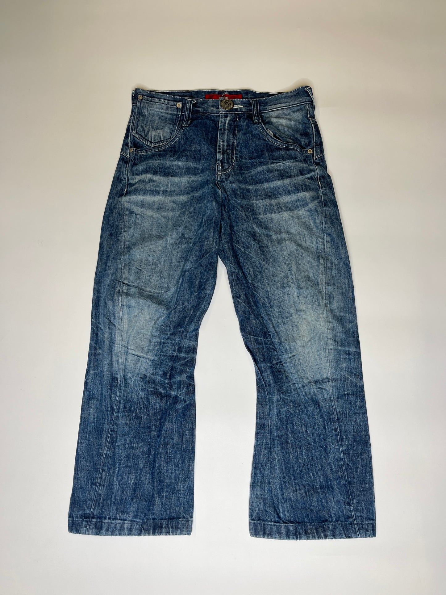 EVISU STRAIGHT LEG JEANS (30)