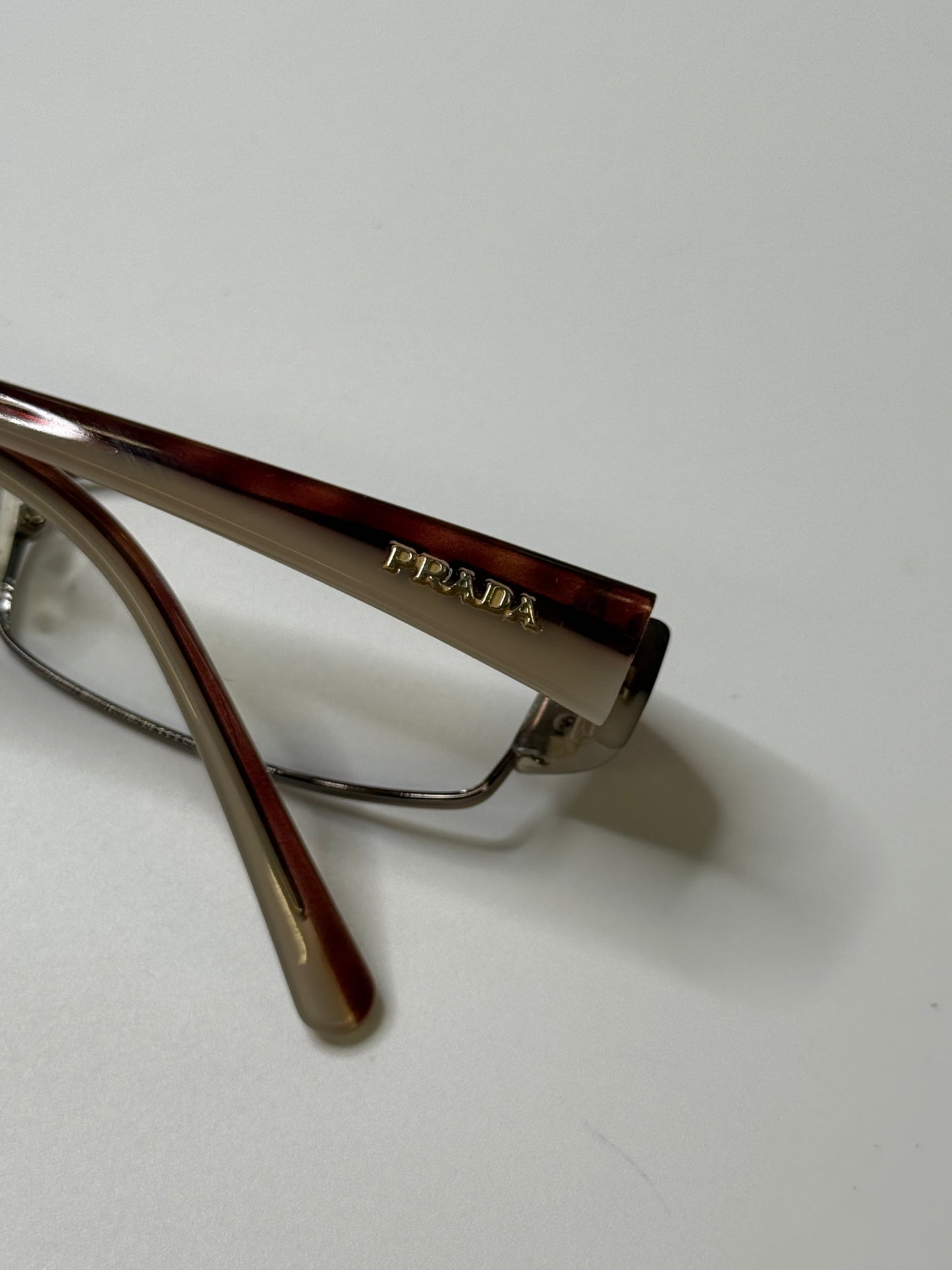 PRADA VINTAGE SILVER OMBRÉ EYEGLASSES