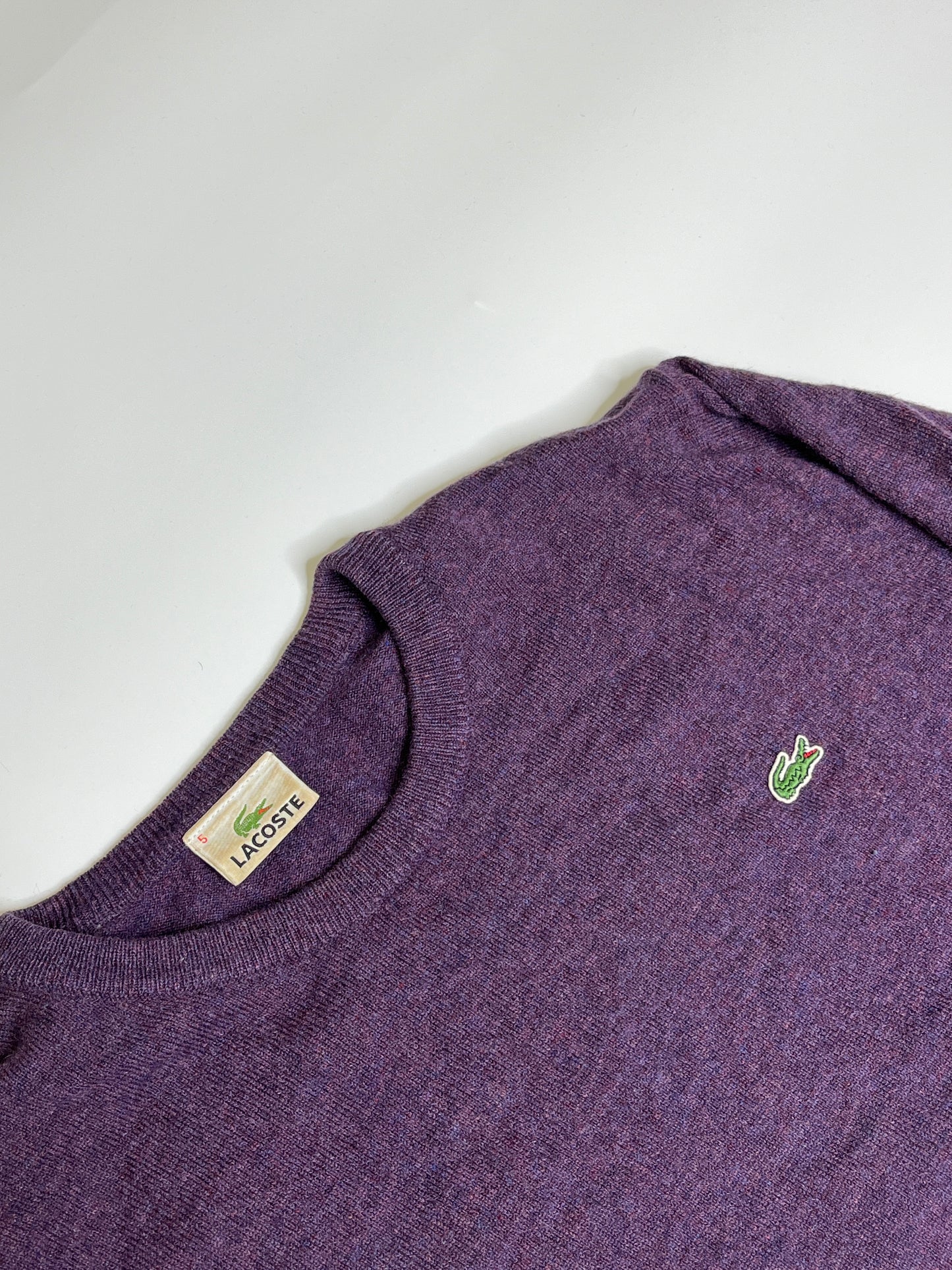 LACOSTE KNIT SWEATER (M)