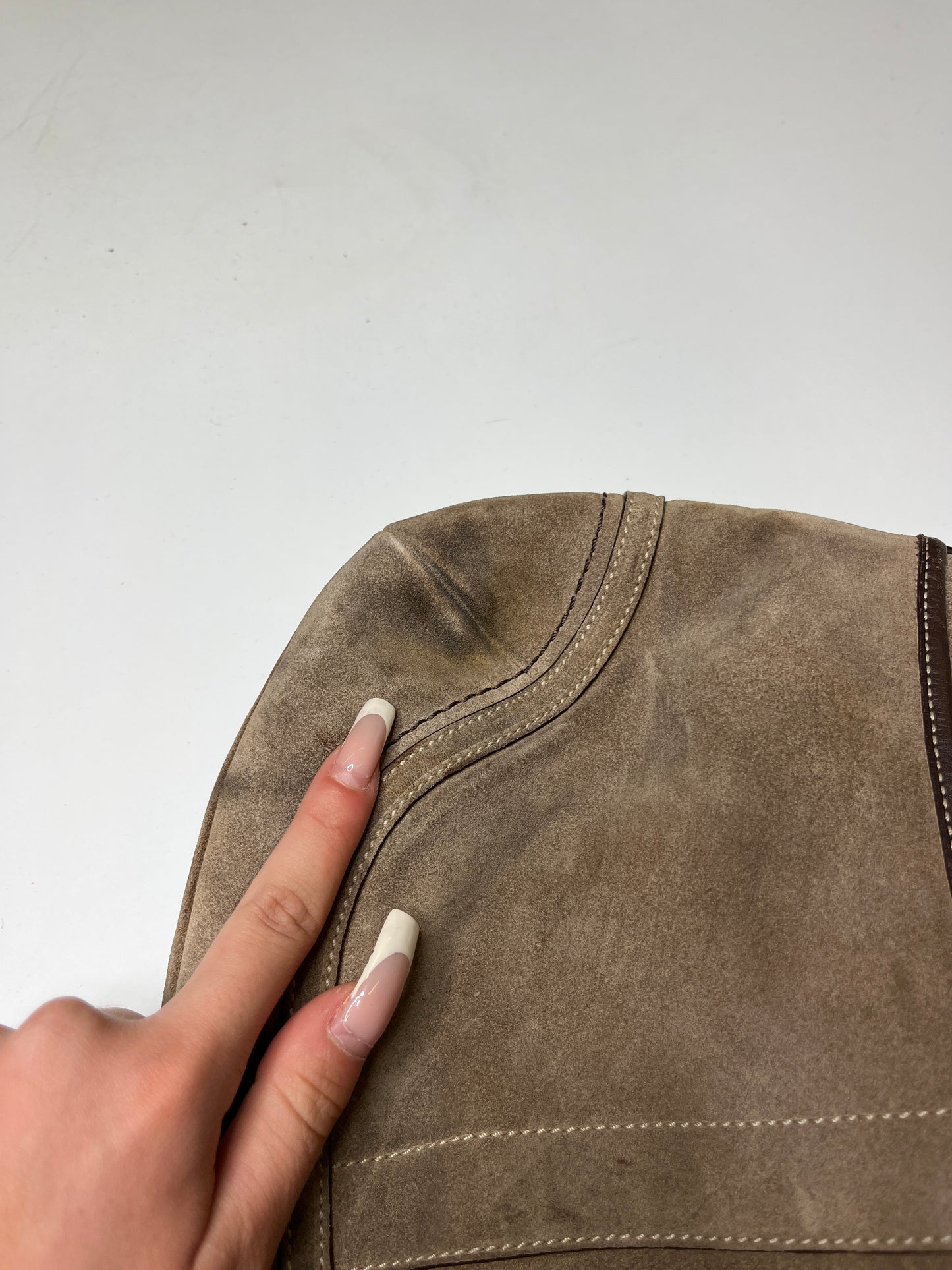 COACH PURSE WILD LEATHER BROWN