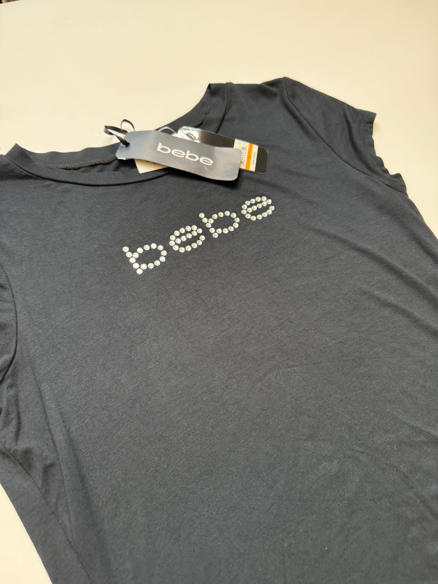 VINTAGE BEBE SHIRT IN BLACK WITH TAG! (S)