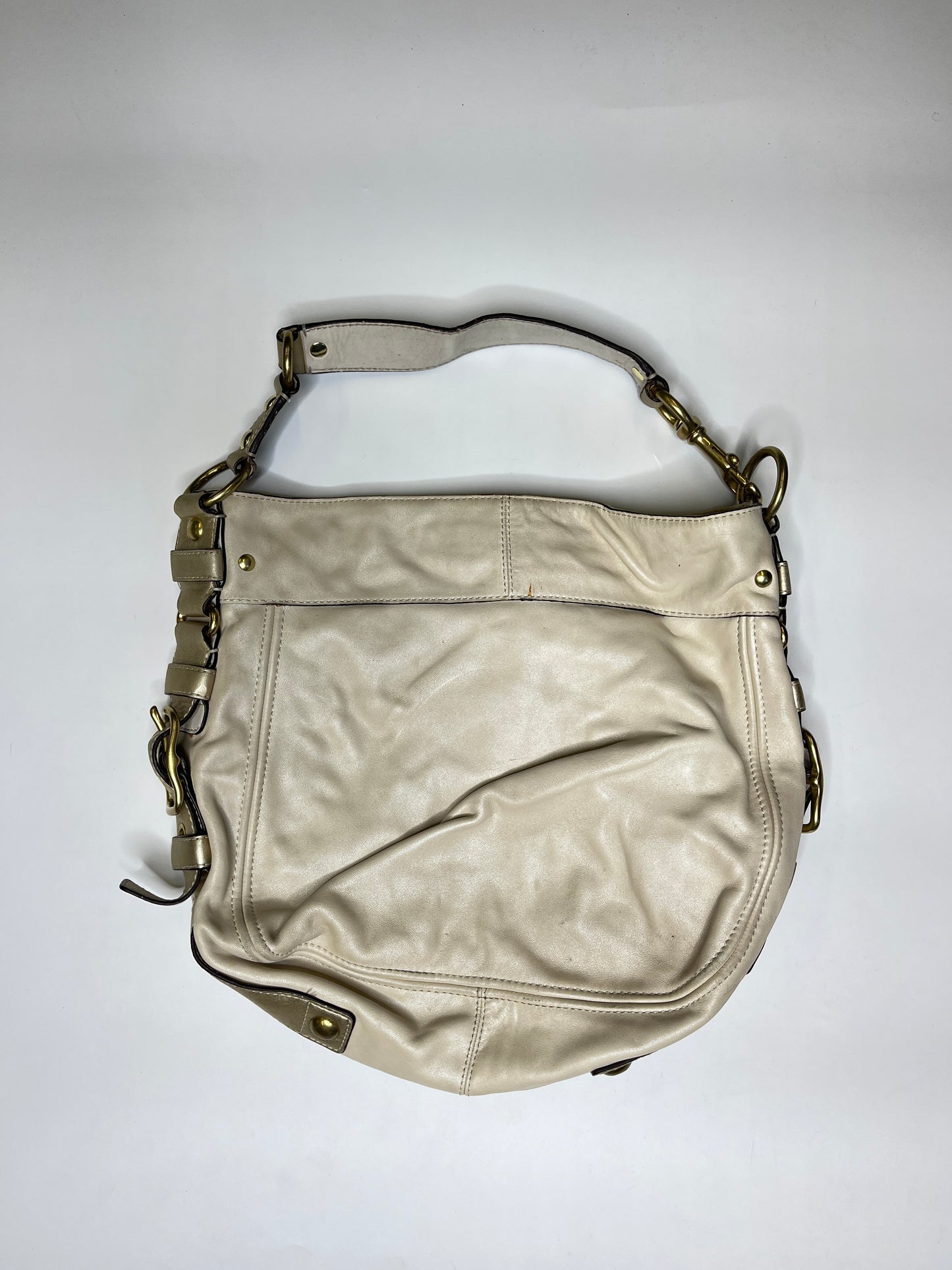 COACH PURSE WHITE LEATHER