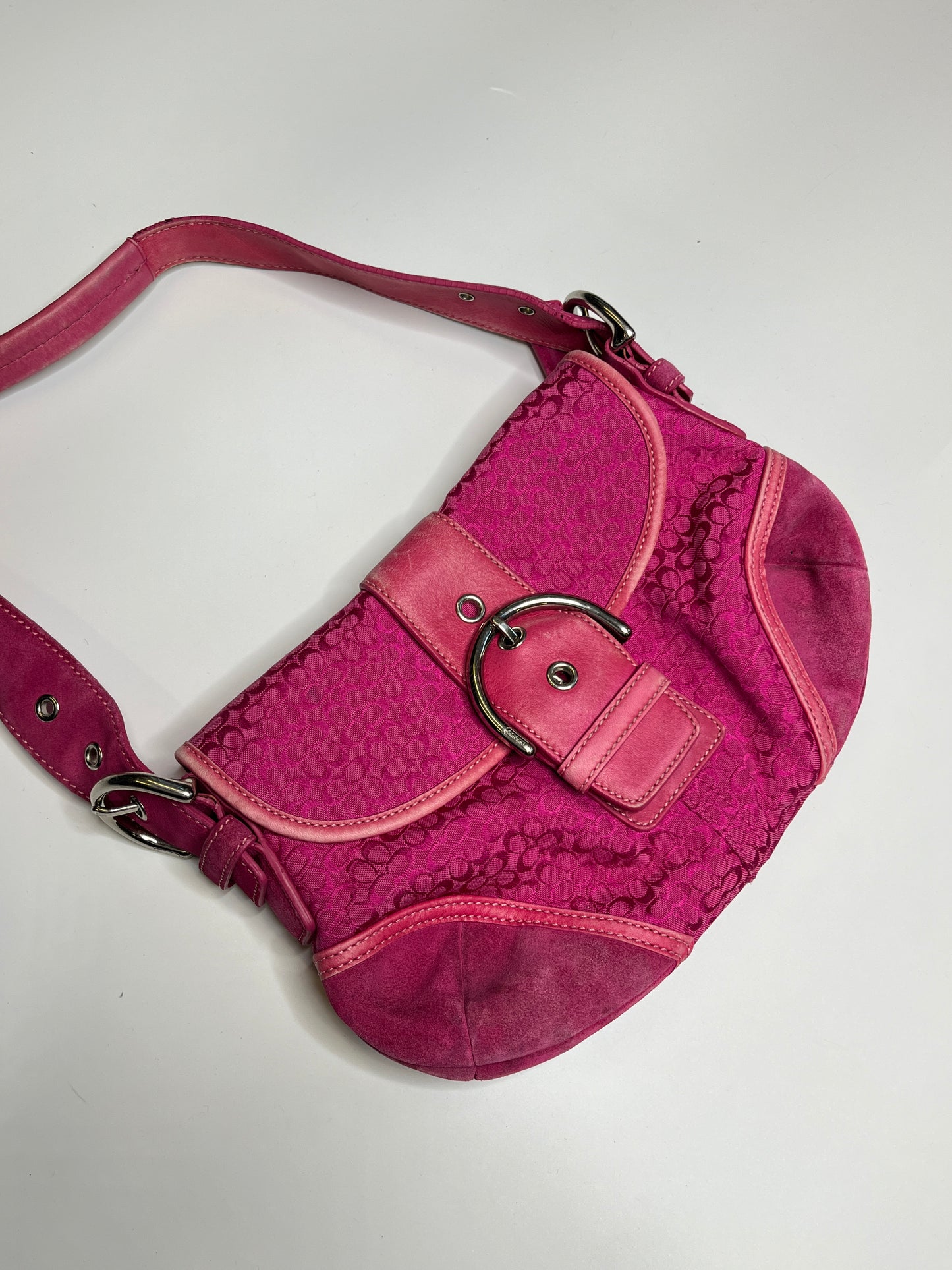 COACH MINI MONOGRAM PURSE PINK