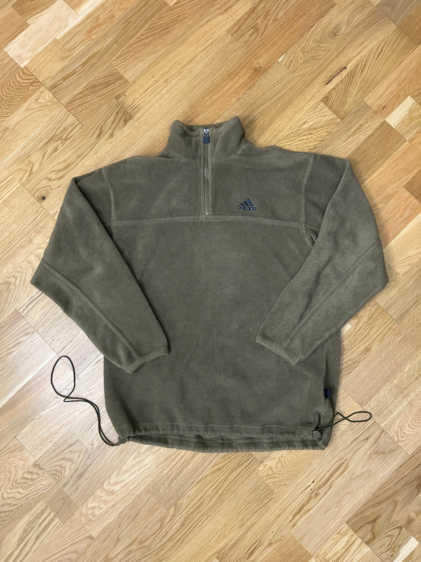 ADIDAS FLEECE KHAKI 1990s! (M)