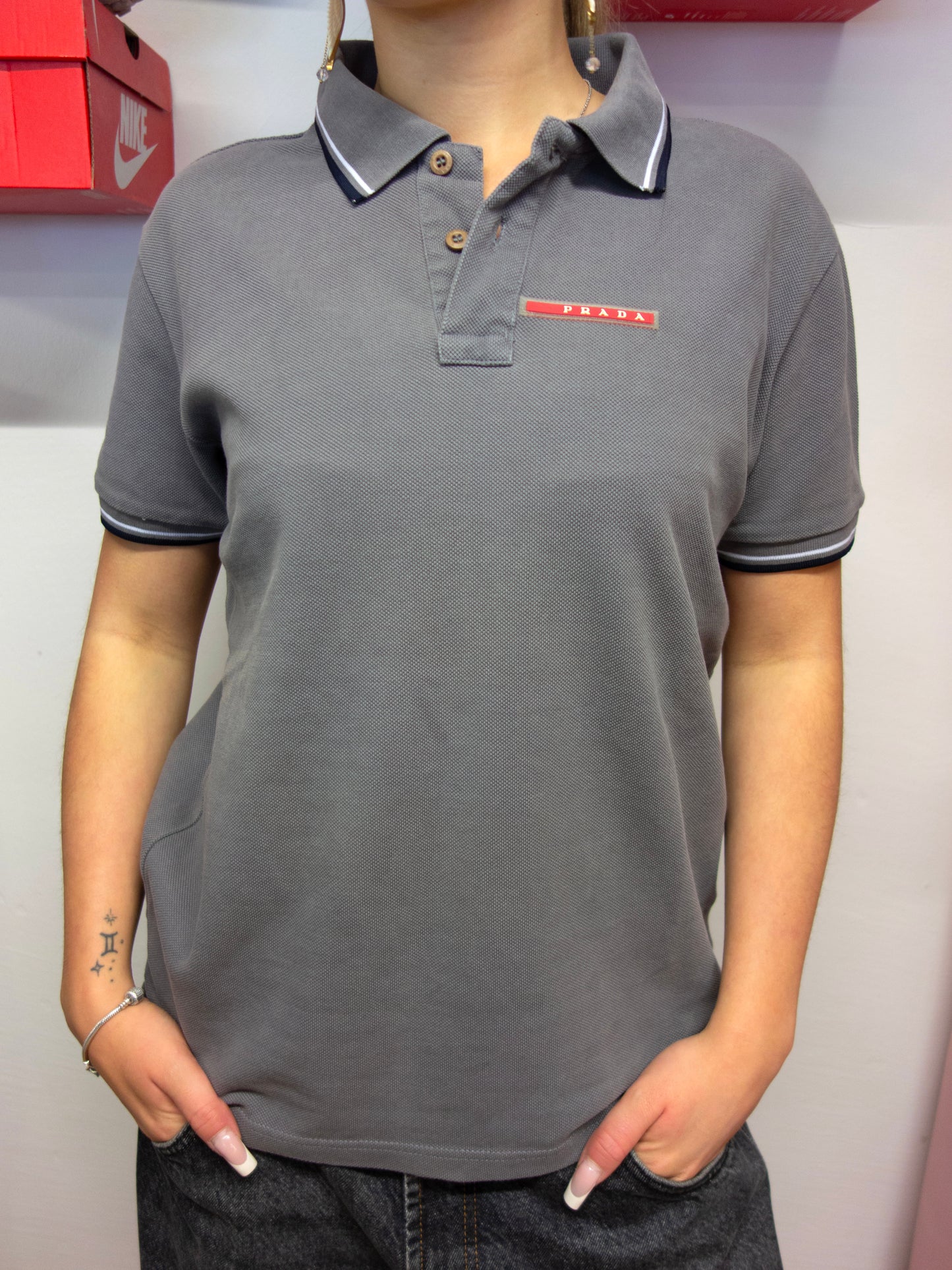 PRADA SHIRT GREY (~M)