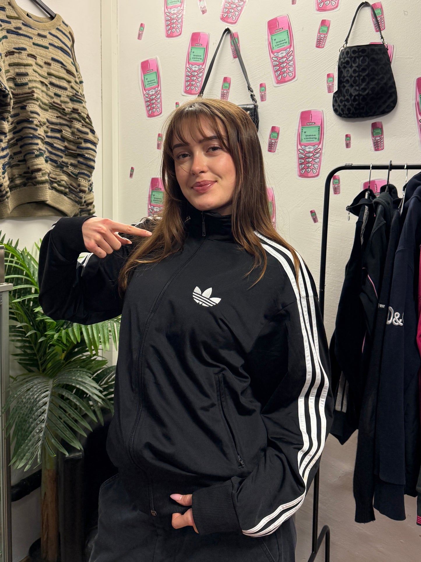 ADIDAS 2000s ZIPPER (S-M)