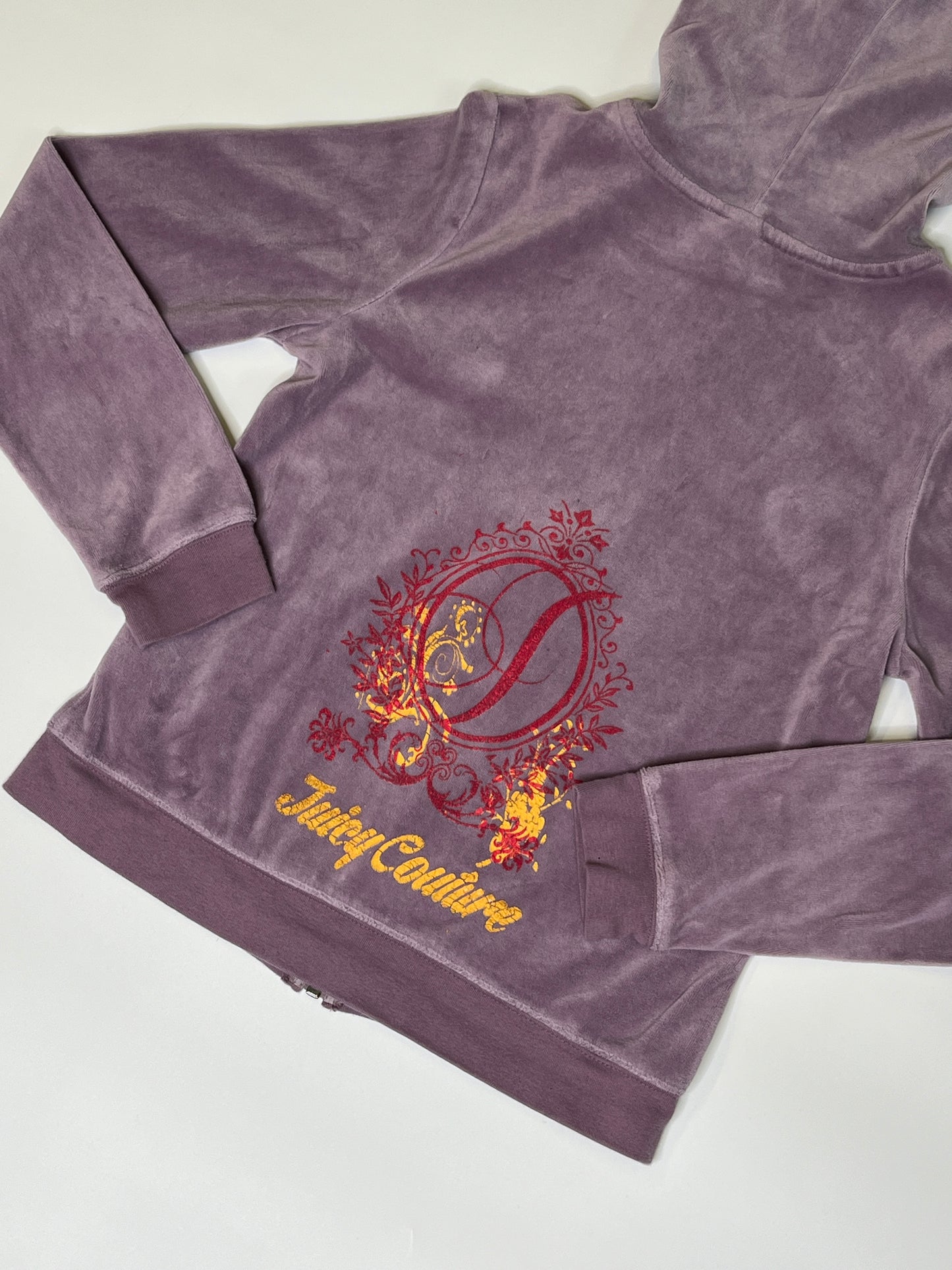 JUICY COUTURE ZIPPER PURPLE 2000s (S)