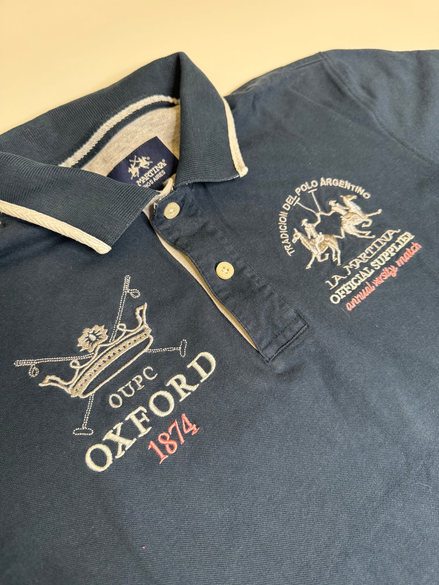 VINTAGE LA MARTINA (OXFORD) POLO (M)