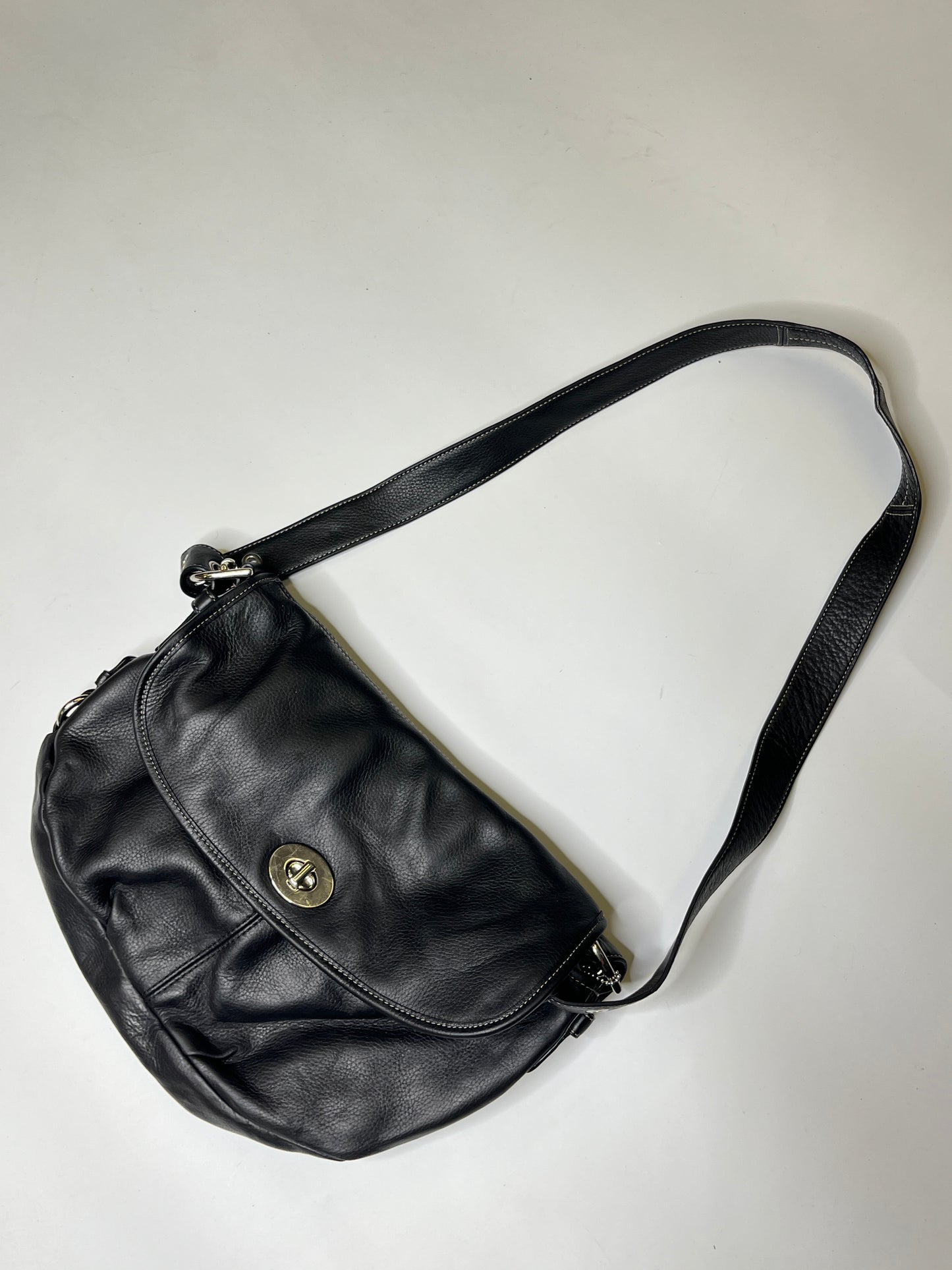 GENUINE LESTHER COACH PURSE BLACK