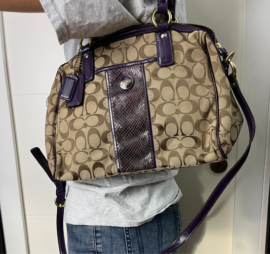 COACH BAG PURPLE