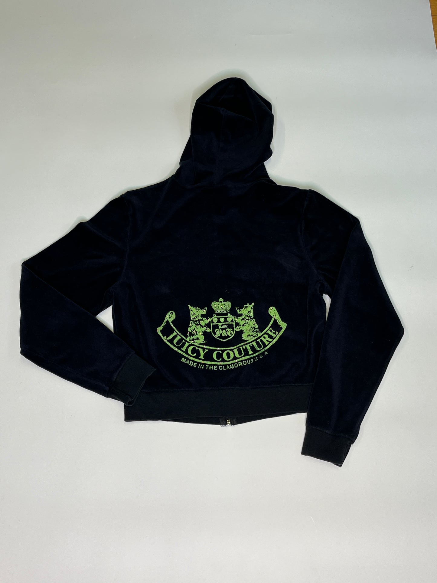 JUICY COUTURE ZIPPER BLACK  (S)