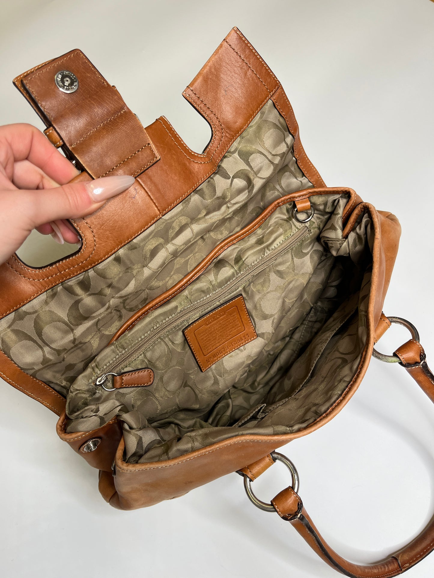 GENUINE LEATHER COACH PURSE