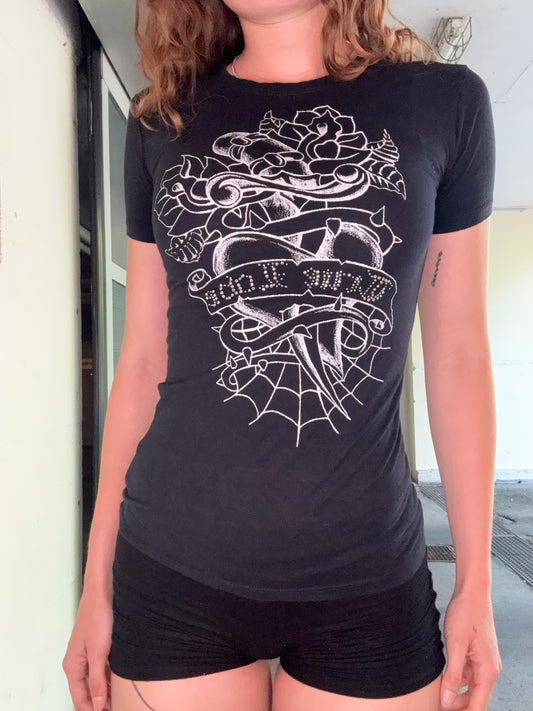 SUGAR ROSE "TRUE LOVE" TATTOO GRAPHIC TEE