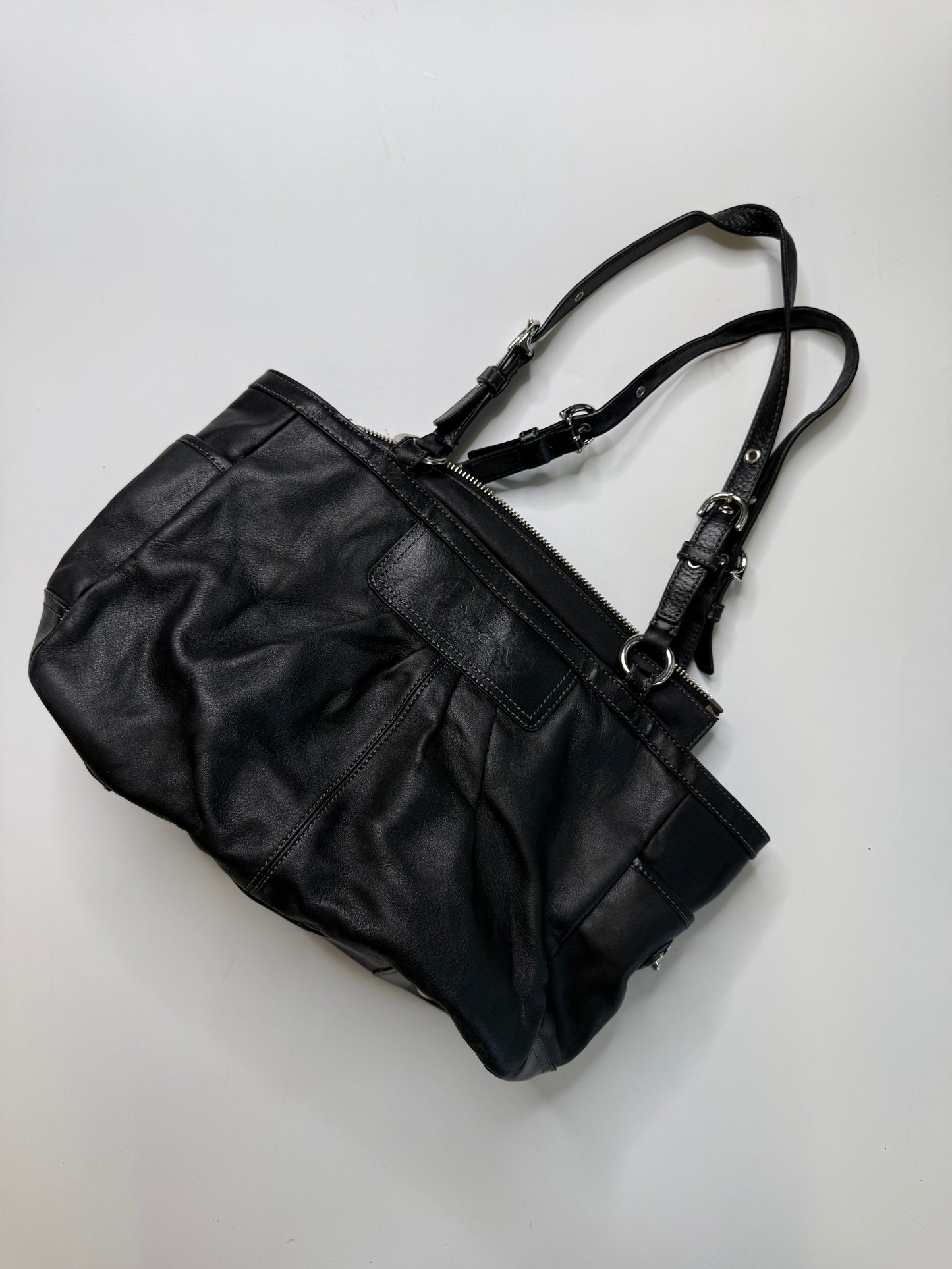 COACH VINTAGE PEBBLED LEATHER TOTE BAG